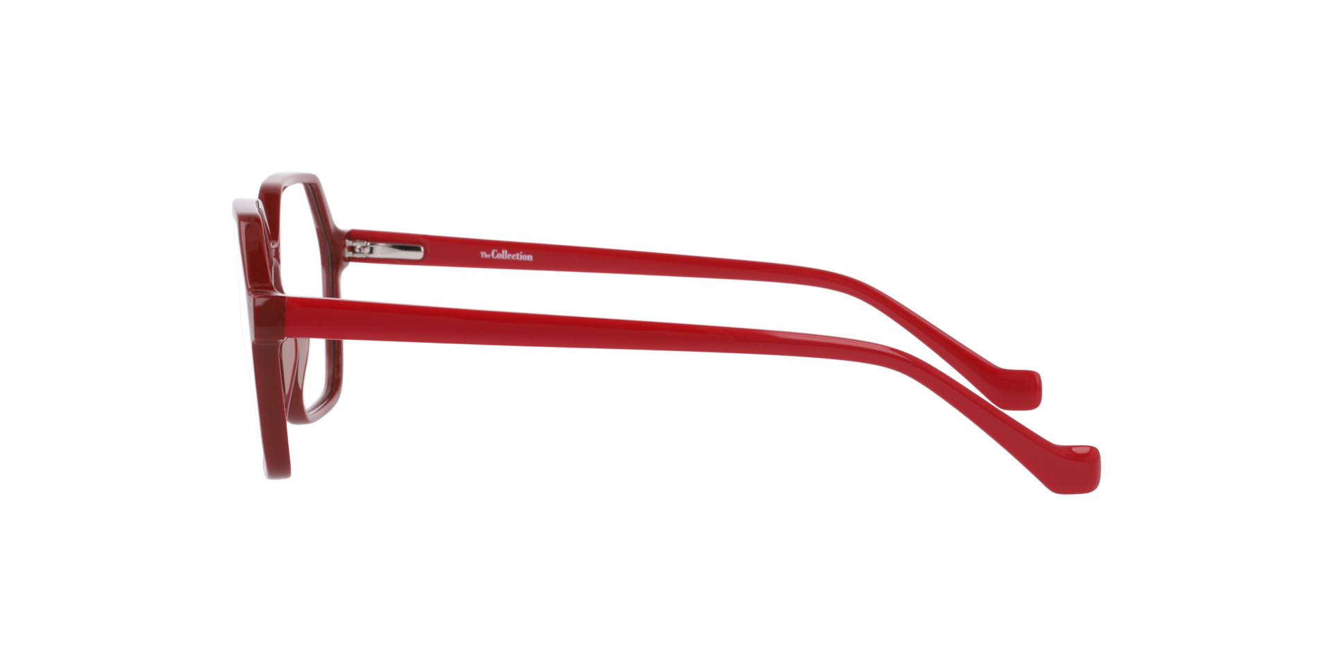 Madeline Burgundy PlasticEyeglass Frames for Glasses Direct, Side View
