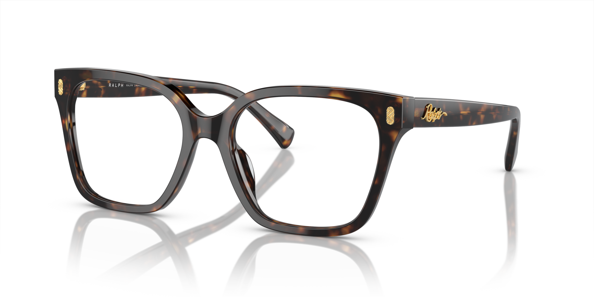 RA7158U Shiny Dark Havana AcetateEyeglass Frames for Glasses Direct, Angle View