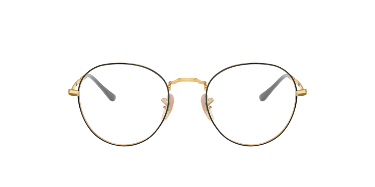 Ray-Ban David RX3582V, Black On Gold Glasses, Mojo Glasses - Image 3