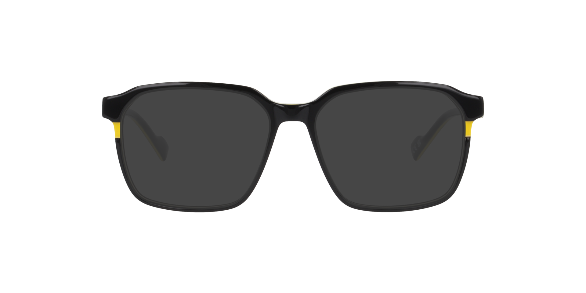 Maddox Black On Yellow AcetateEyeglass Frames for Glasses Direct, with Tinted Lenses