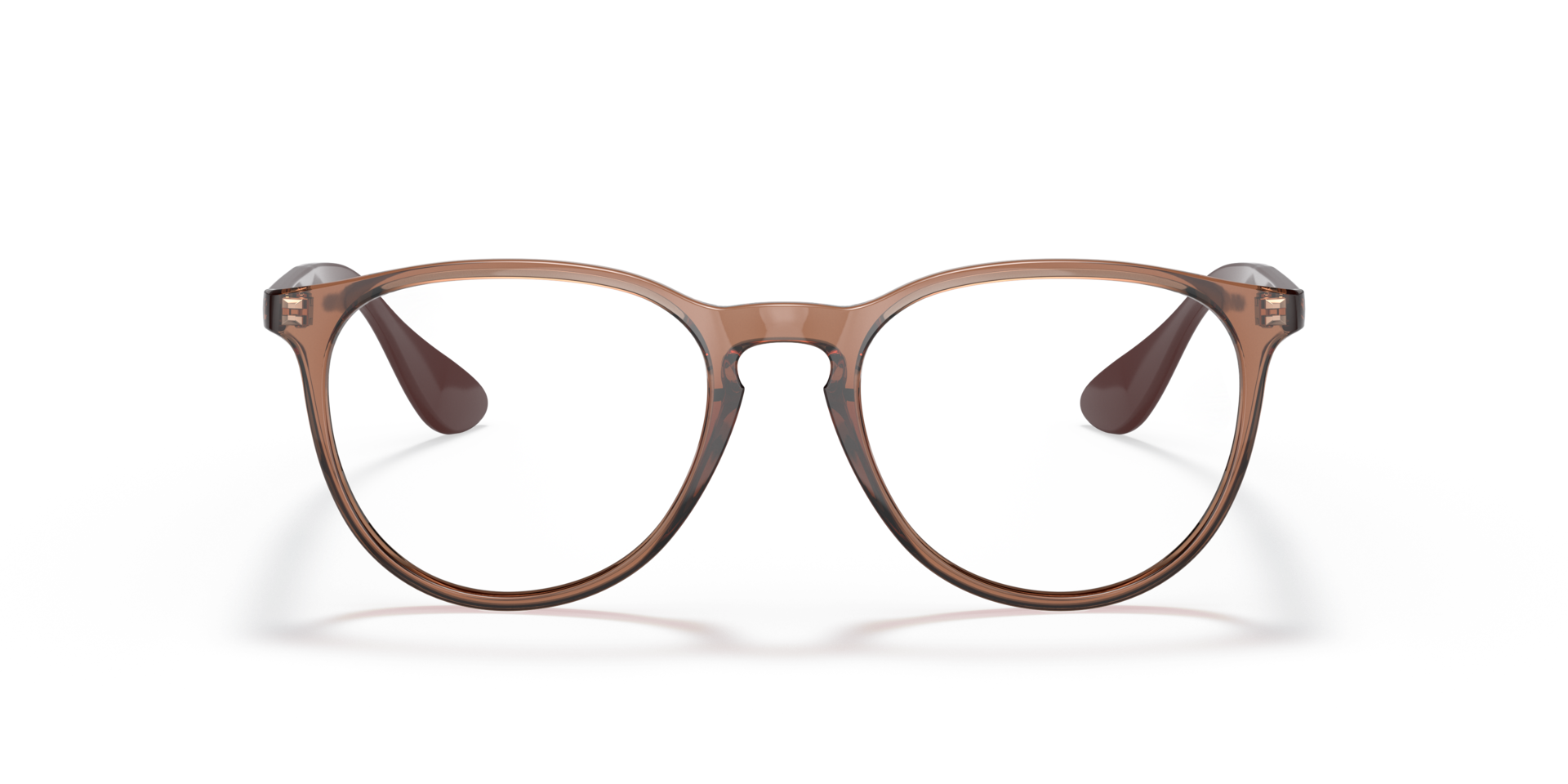 RB7046 Light Brown PlasticEyeglass Frames for Glasses Direct, Front View