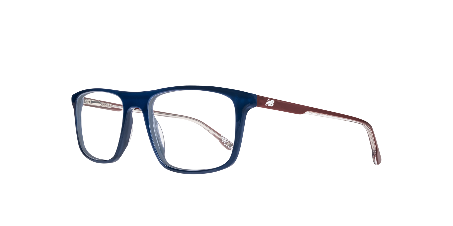NB4162 Blue AcetateSunglass Frames for Glasses Direct, Angle View