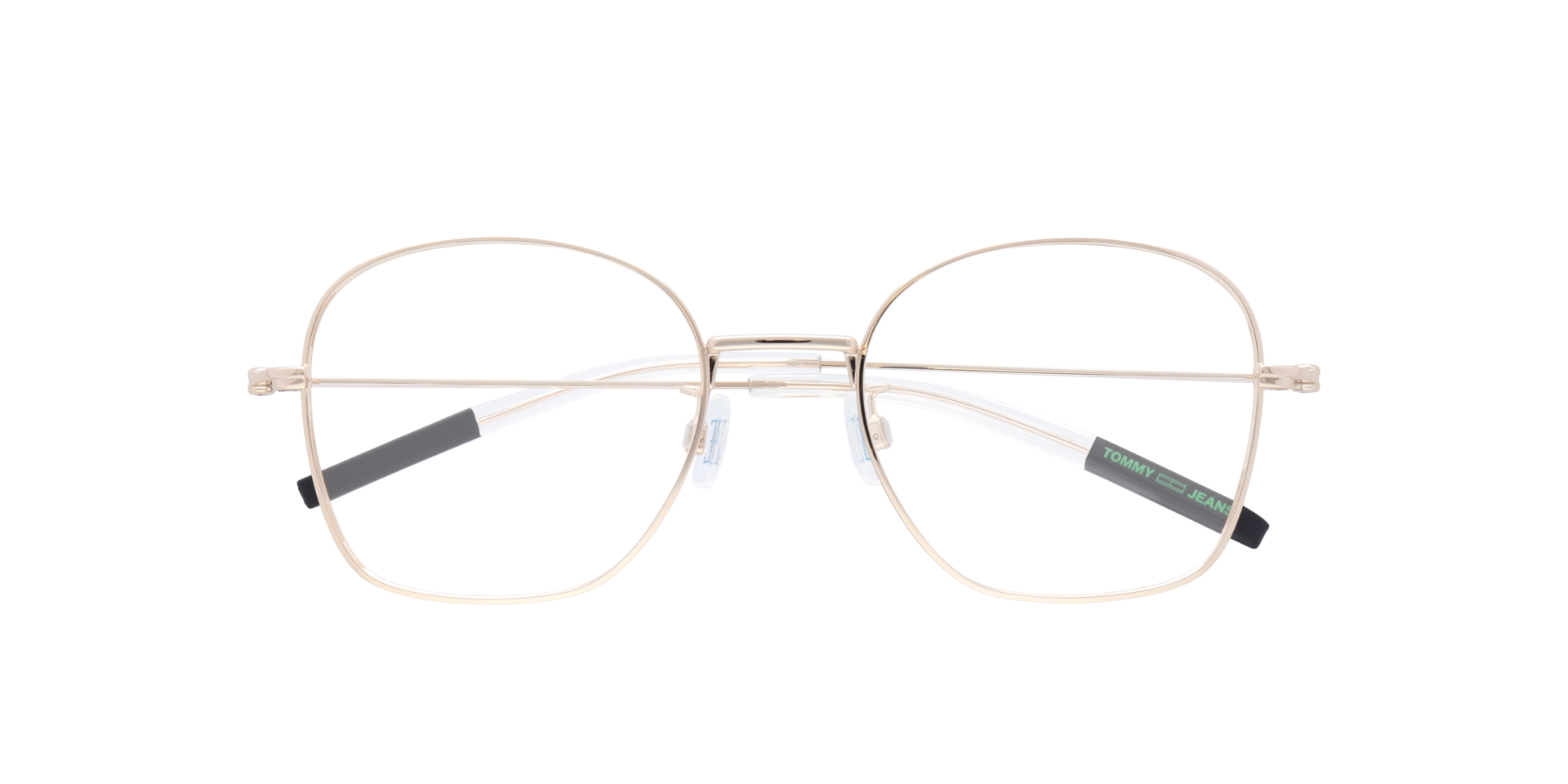 TJ 0072/F Gold MetalEyeglass Frames for Glasses Direct, Closed View