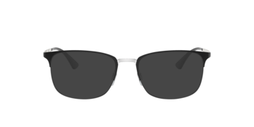 Black On Silver RB6421 -  Metal Sunglasses
