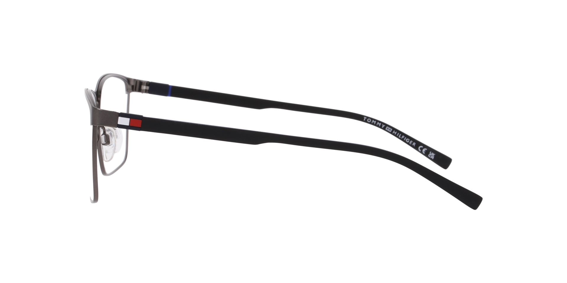 TH 2278 Silver Black MetalEyeglass Frames for Glasses Direct, Side View