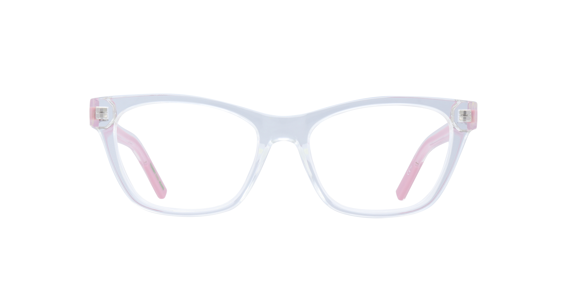 TJ 0080 Clear PlasticEyeglass Frames for Glasses Direct, Front View