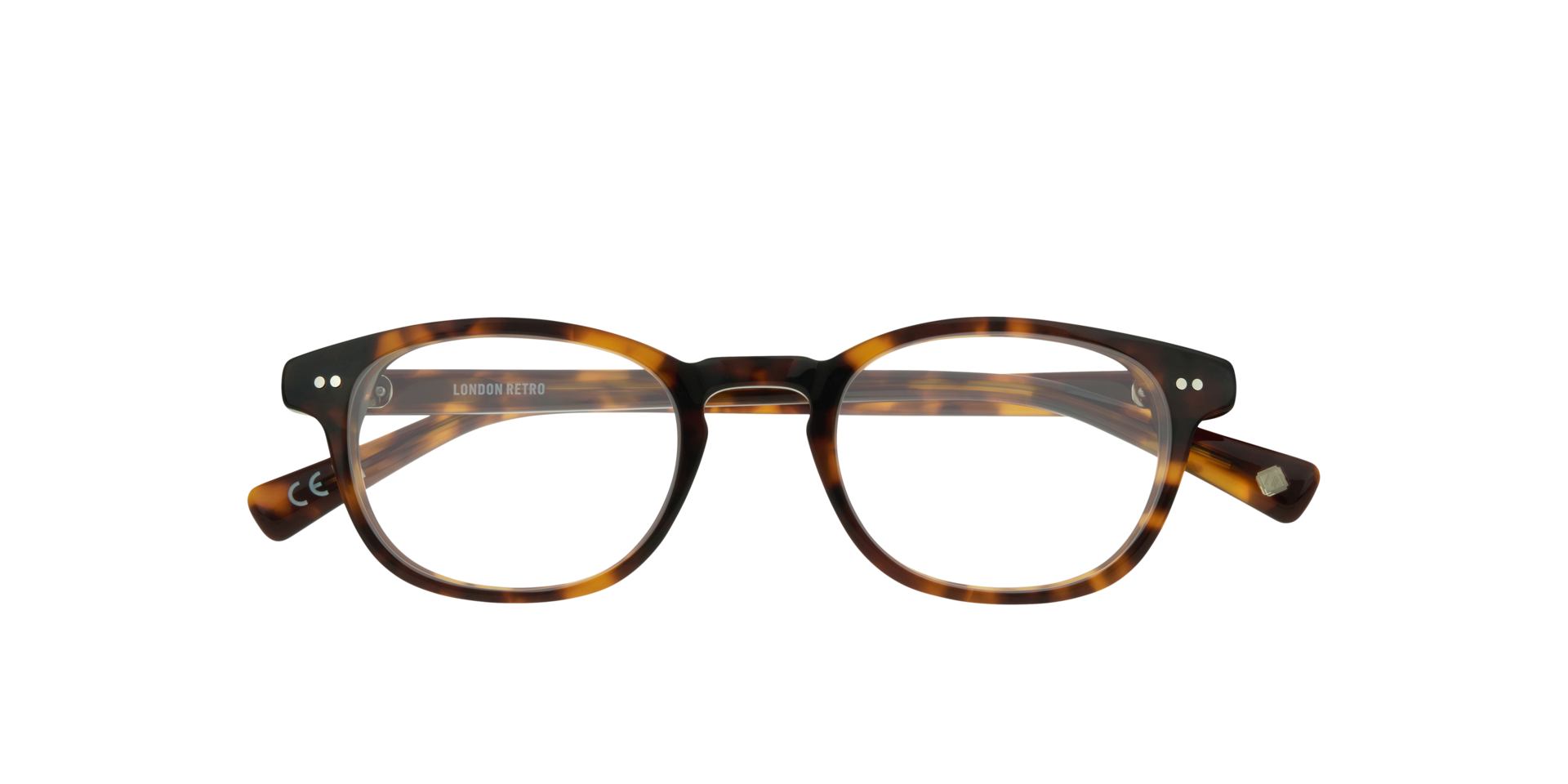 Walt Havana AcetateEyeglass Frames for Glasses Direct, Closed View