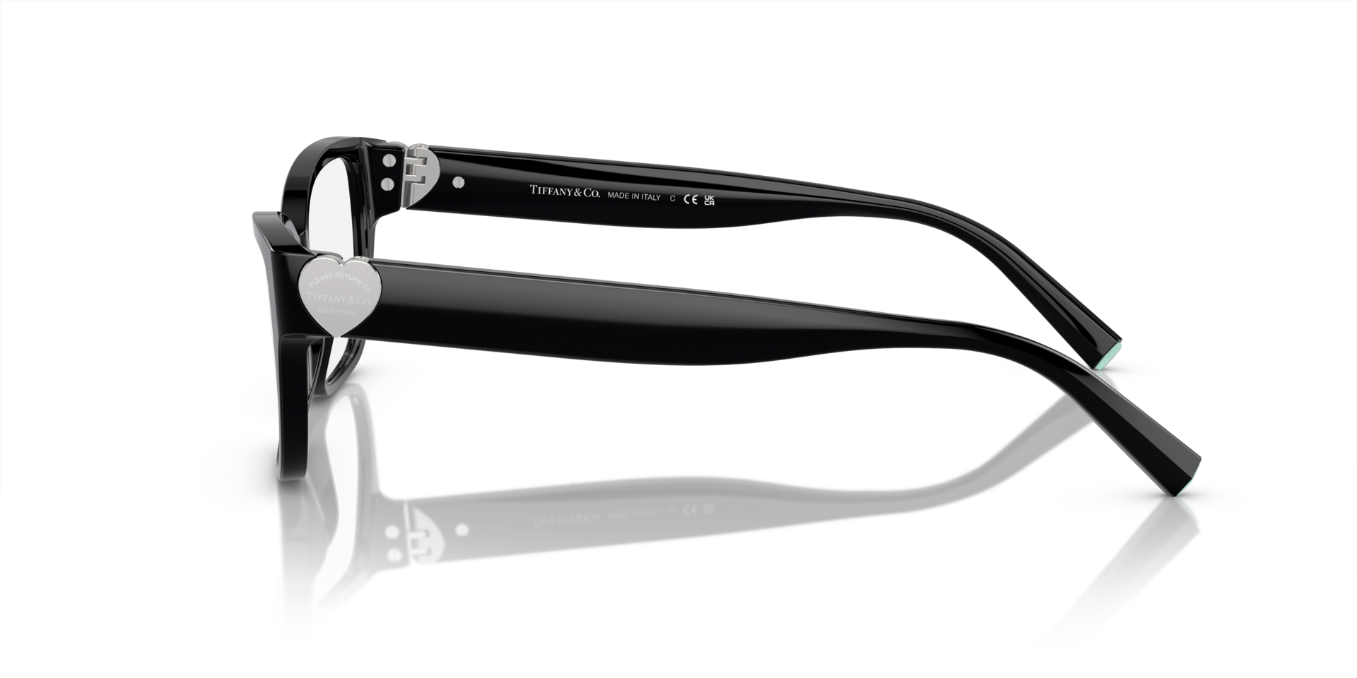 TF2245 Black AcetateEyeglass Frames for Glasses Direct, Side View