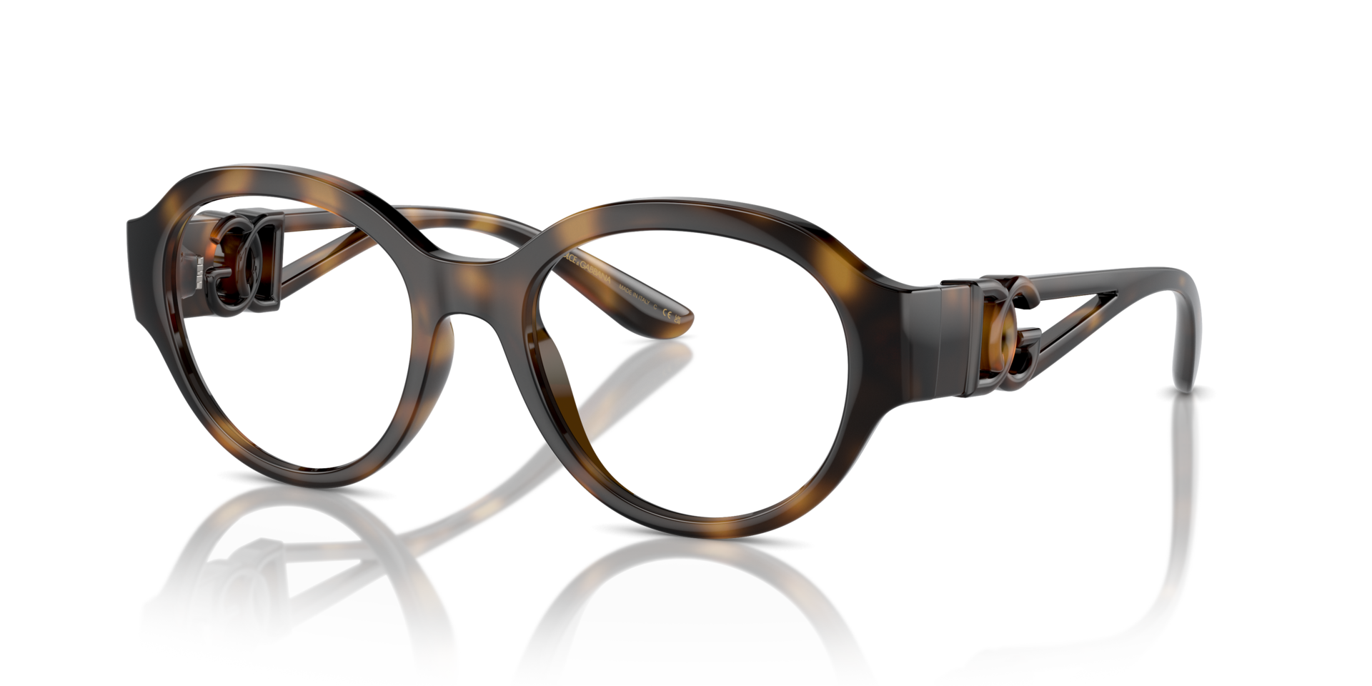 DG5111 Havana PlasticEyeglass Frames for Glasses Direct, Angle View