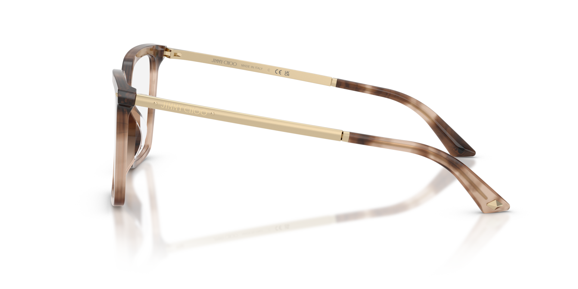 JC3054U Havana AcetateEyeglass Frames for Glasses Direct, Side View