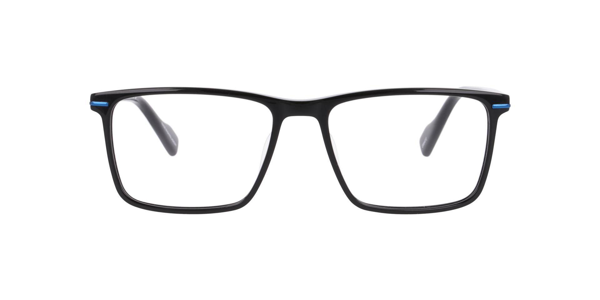 Bshigh Black AcetateEyeglass Frames for Glasses Direct, Front View