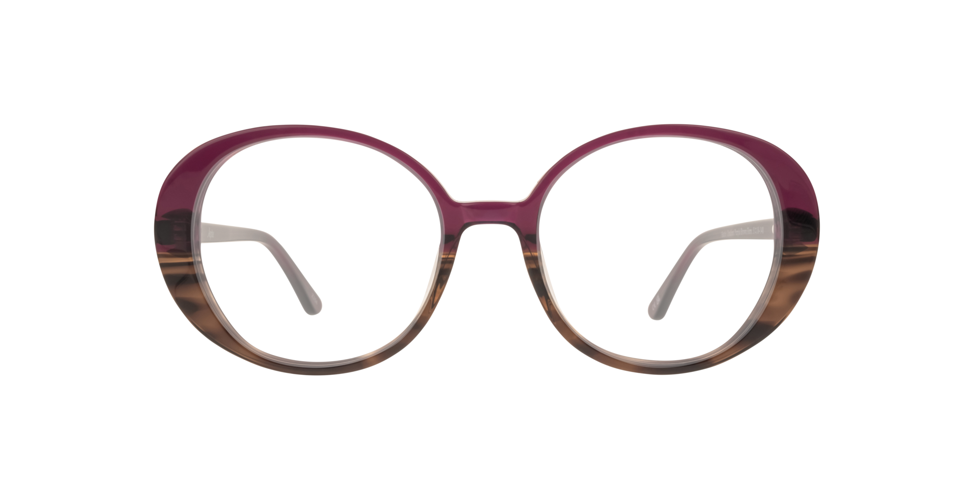 Gradient Purple/Brown Horn Hattie -  Acetate