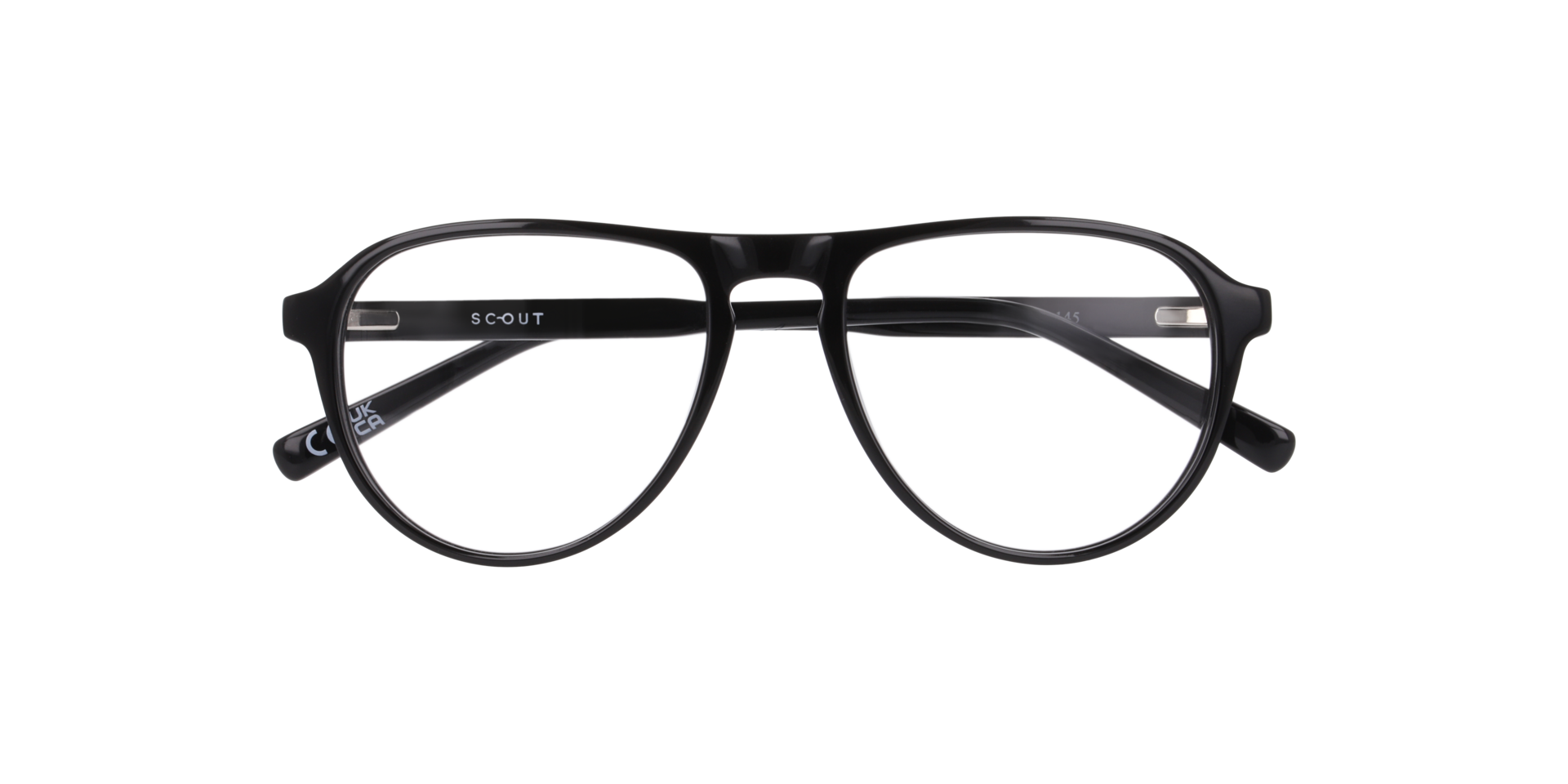 Marcus Black AcetateEyeglass Frames for Glasses Direct, Closed View