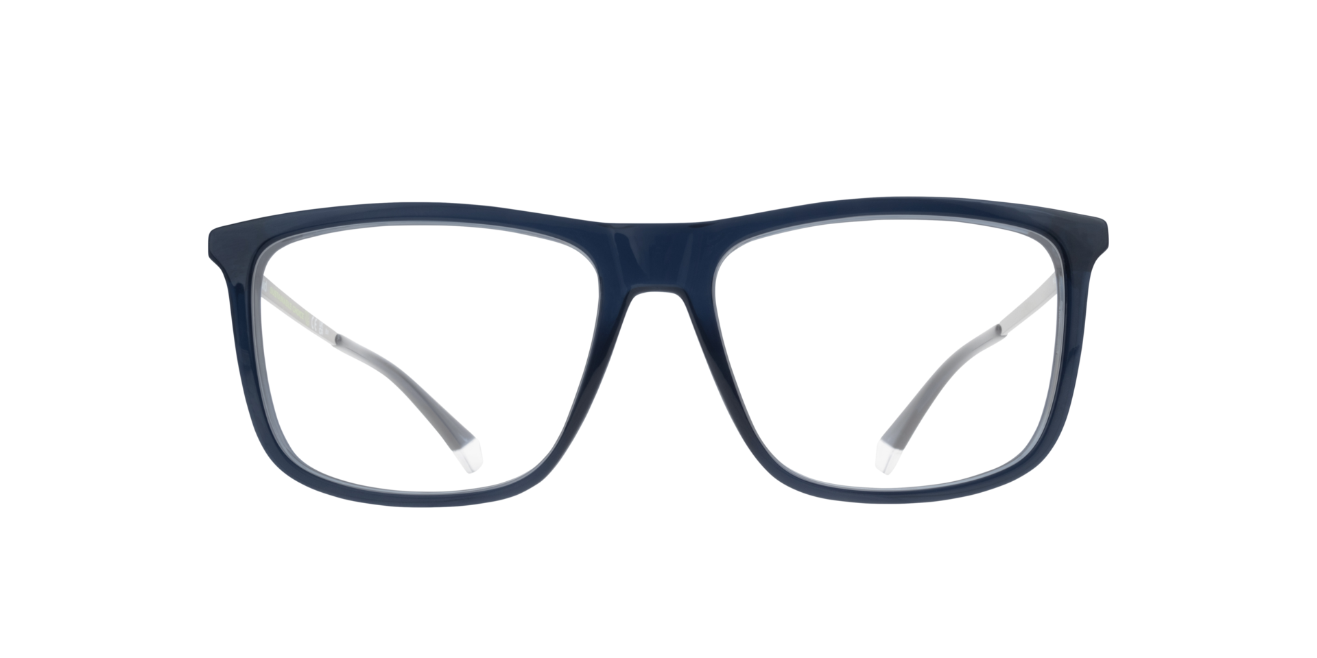 PLD D497 Blue PlasticEyeglass Frames for Glasses Direct, Front View