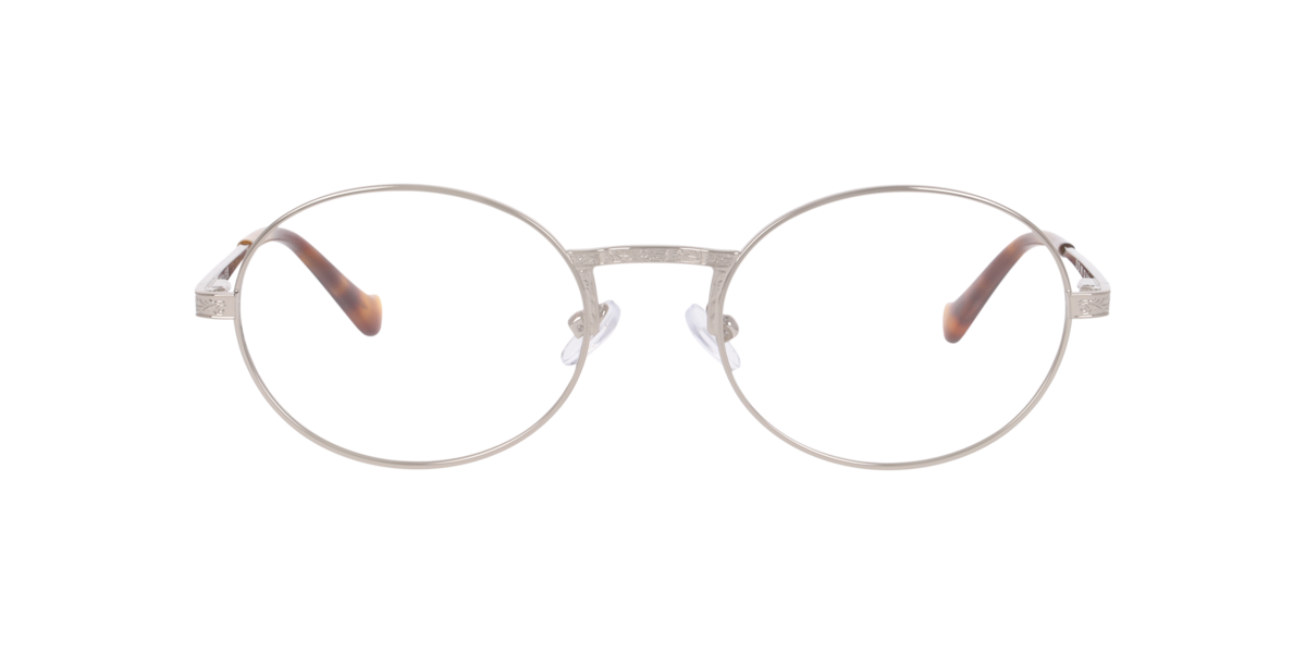 Silver oval Metal eyeglasses Online - Full Rim - Niko