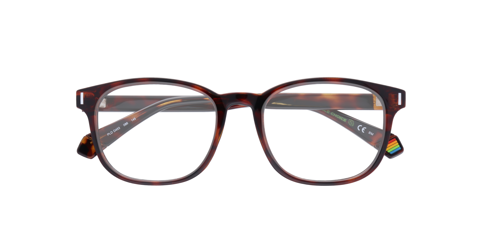 PLD D453 Tortoise PlasticEyeglass Frames for Glasses Direct, Closed View
