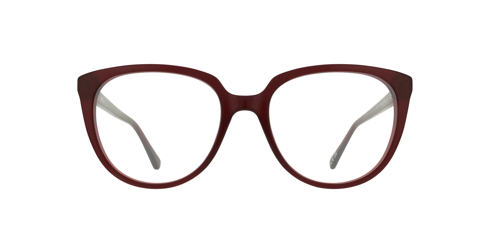 Kyro Dark Burgundy AcetateEyeglass Frames for Glasses Direct, Front View