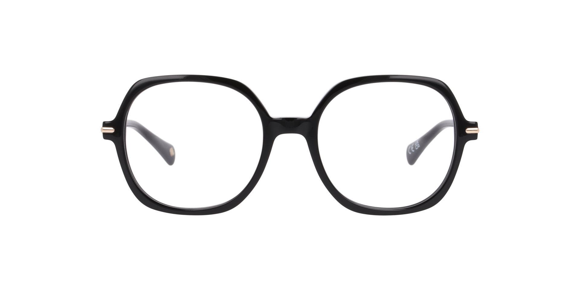 Marble Arch Black AcetateEyeglass Frames for Glasses Direct, Front View