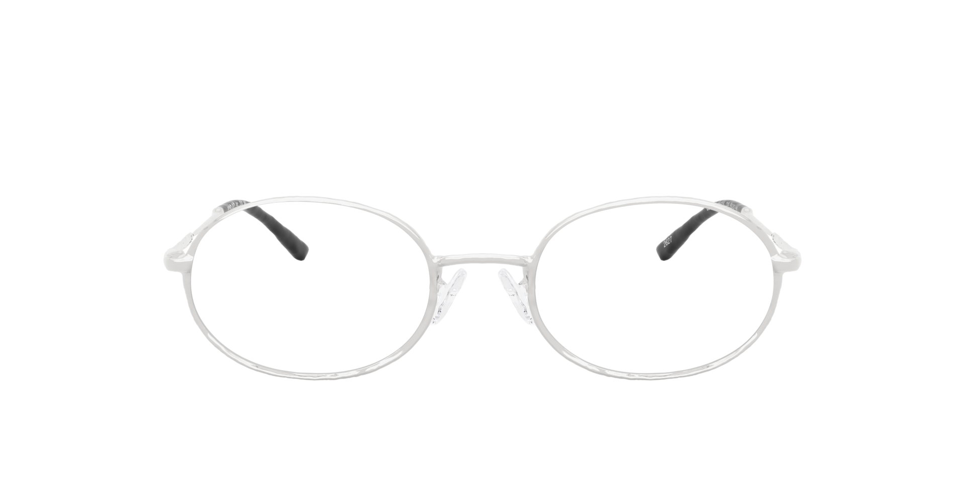 Mingus Shiny Silver MetalEyeglass Frames for Glasses Direct, Front View
