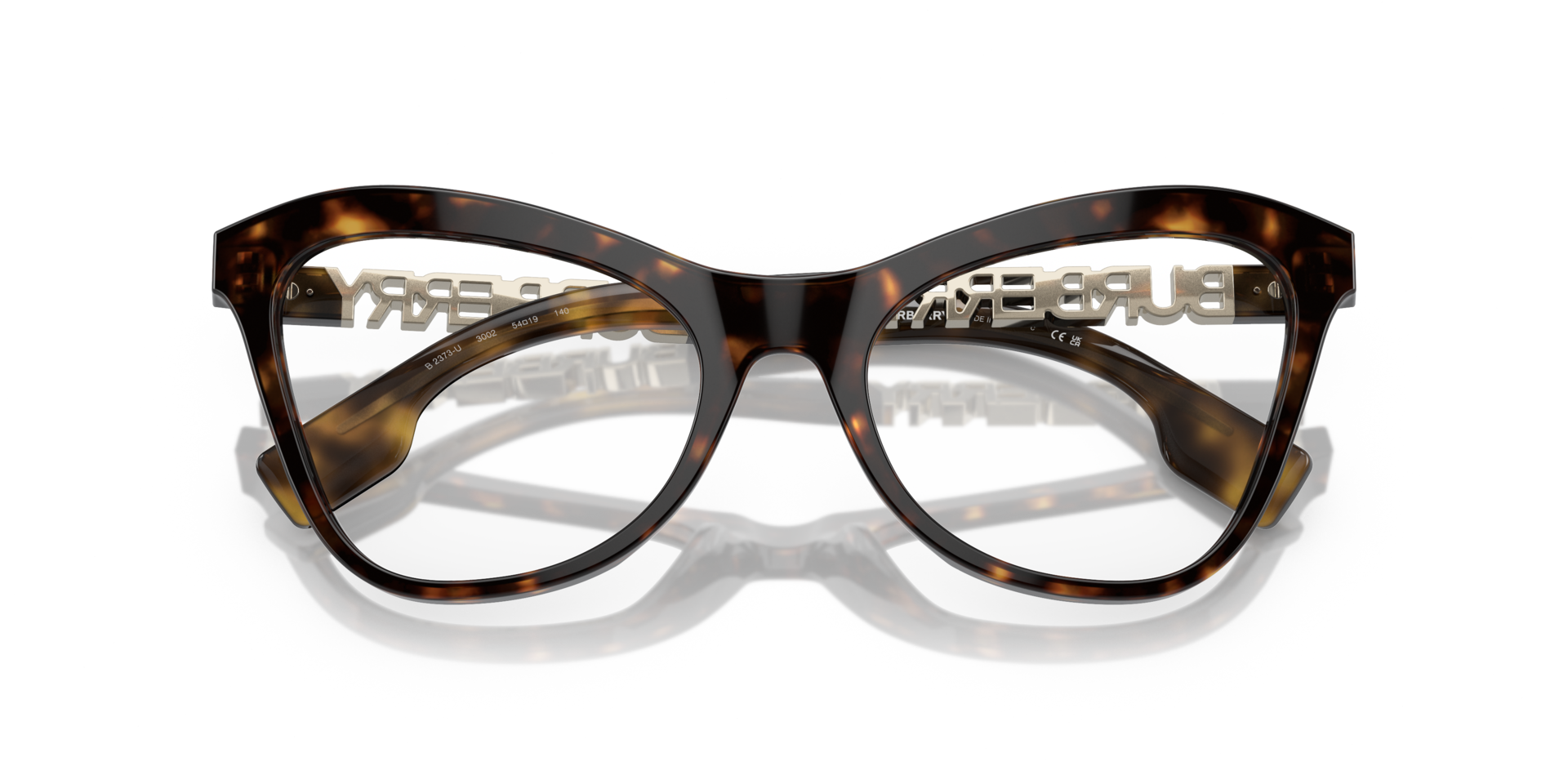 BE2373U Dark Havana AcetateEyeglass Frames for Glasses Direct, Closed View