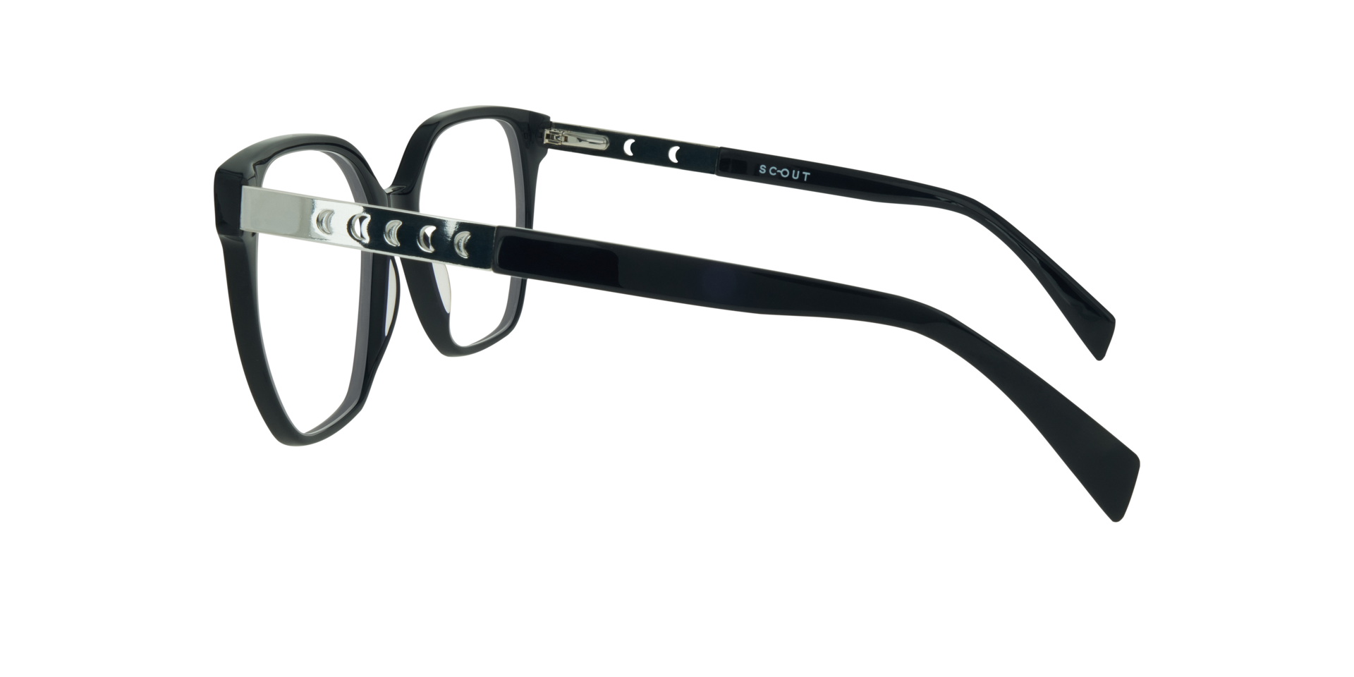 Kim Navy Blue AcetateEyeglass Frames for Glasses Direct, Side View