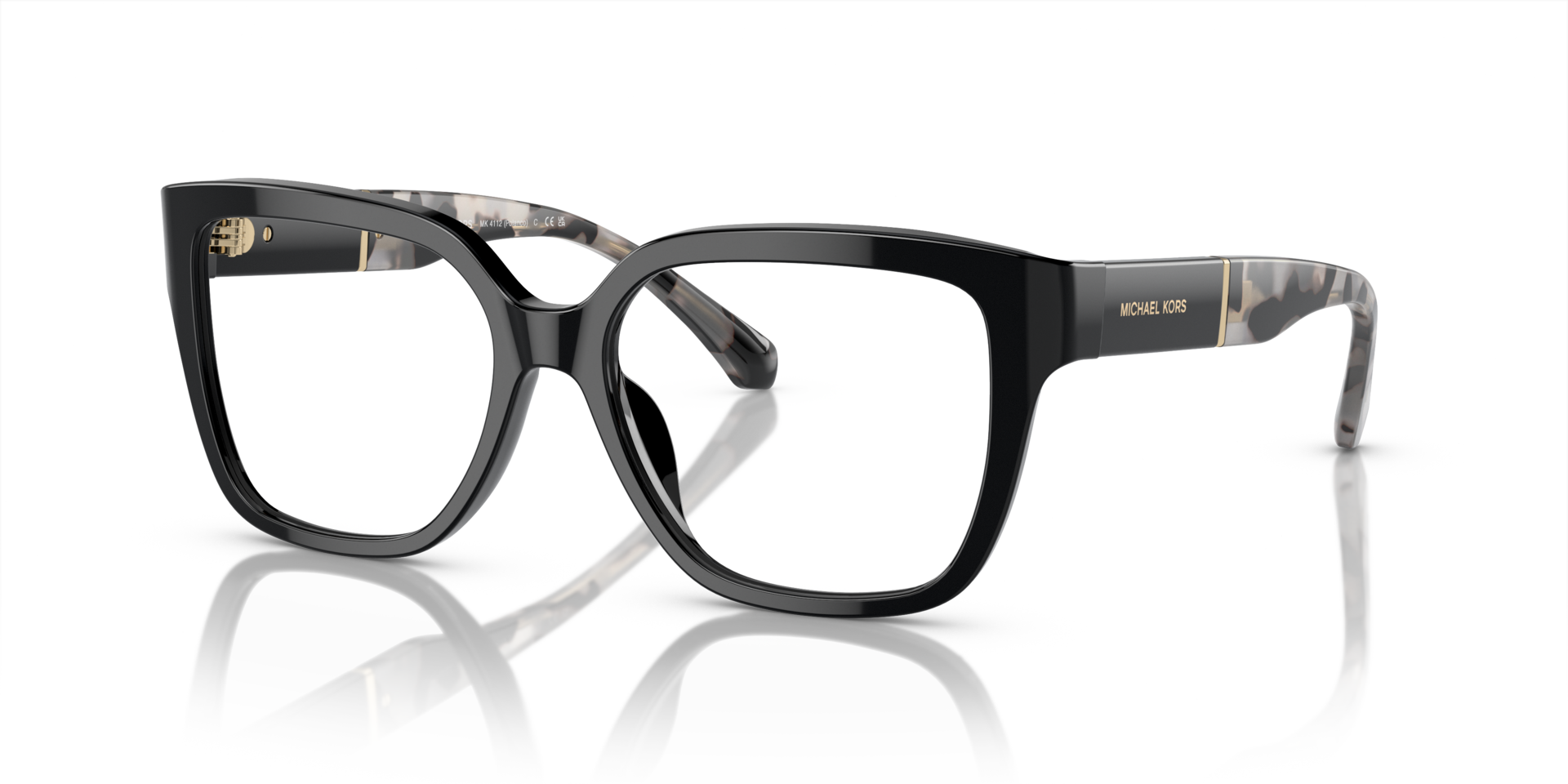 MK4112 Black AcetateEyeglass Frames for Glasses Direct, Angle View