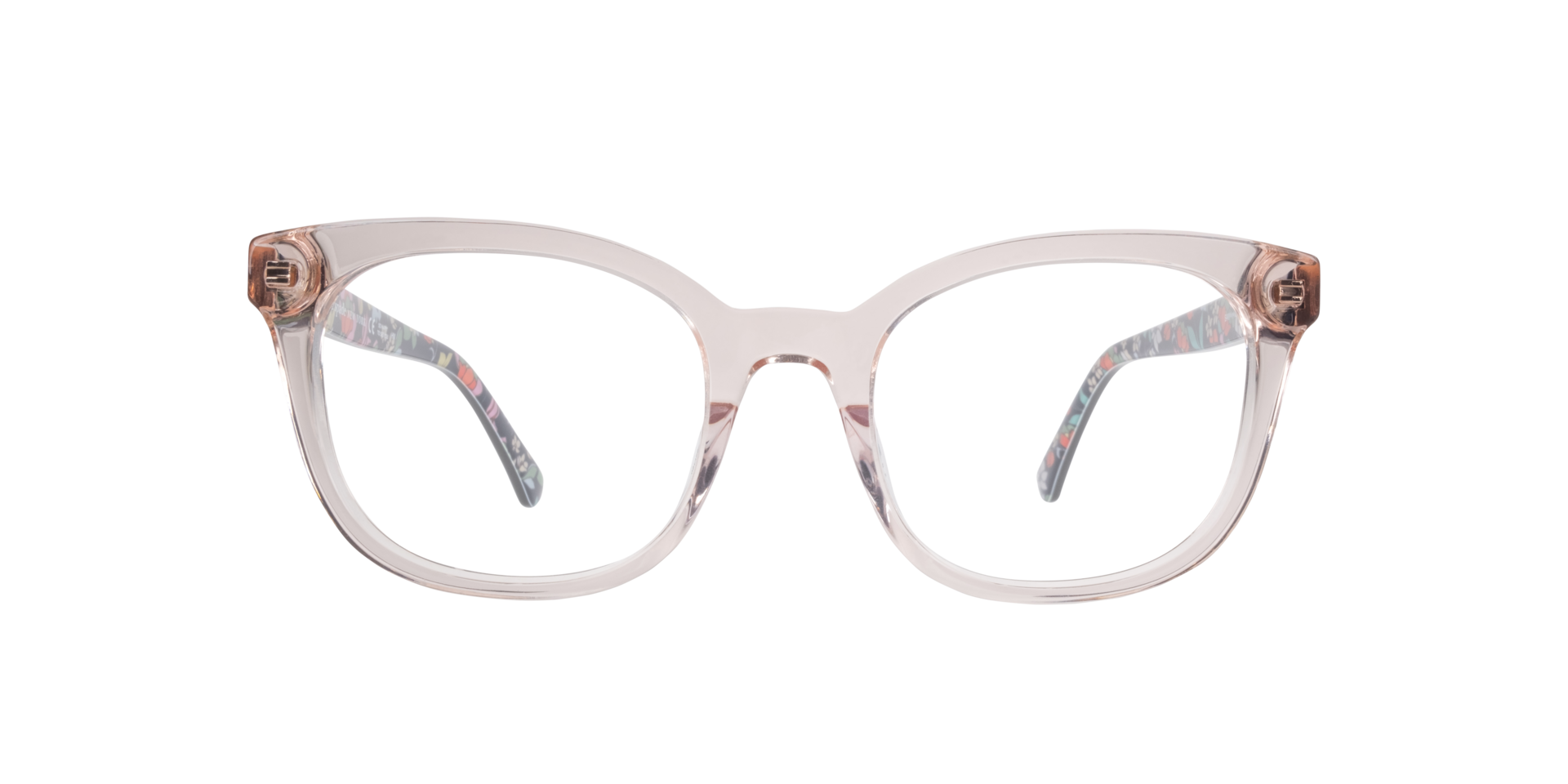 Samara/G Pink AcetateEyeglass Frames for Glasses Direct, Front View