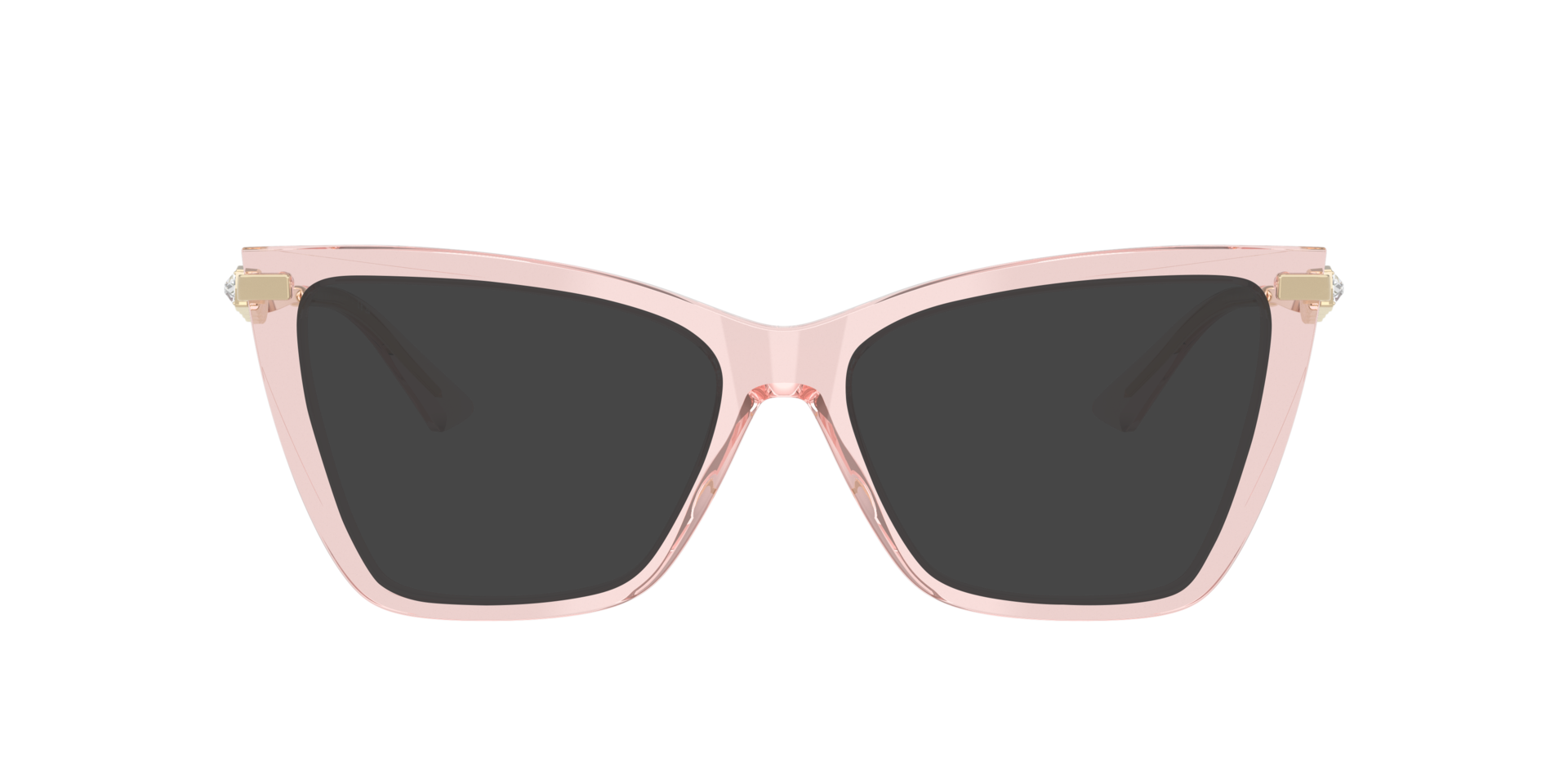 JC3020B Transparent Pink AcetateEyeglass Frames for Glasses Direct, with Tinted Lenses