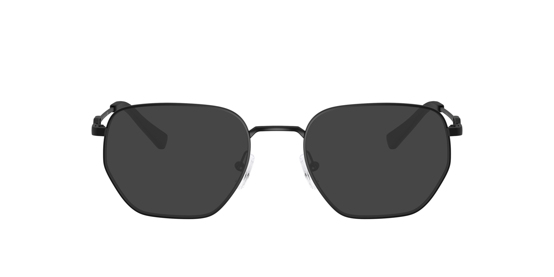 AX1074 Matte Black MetalEyeglass Frames for Glasses Direct, with Tinted Lenses