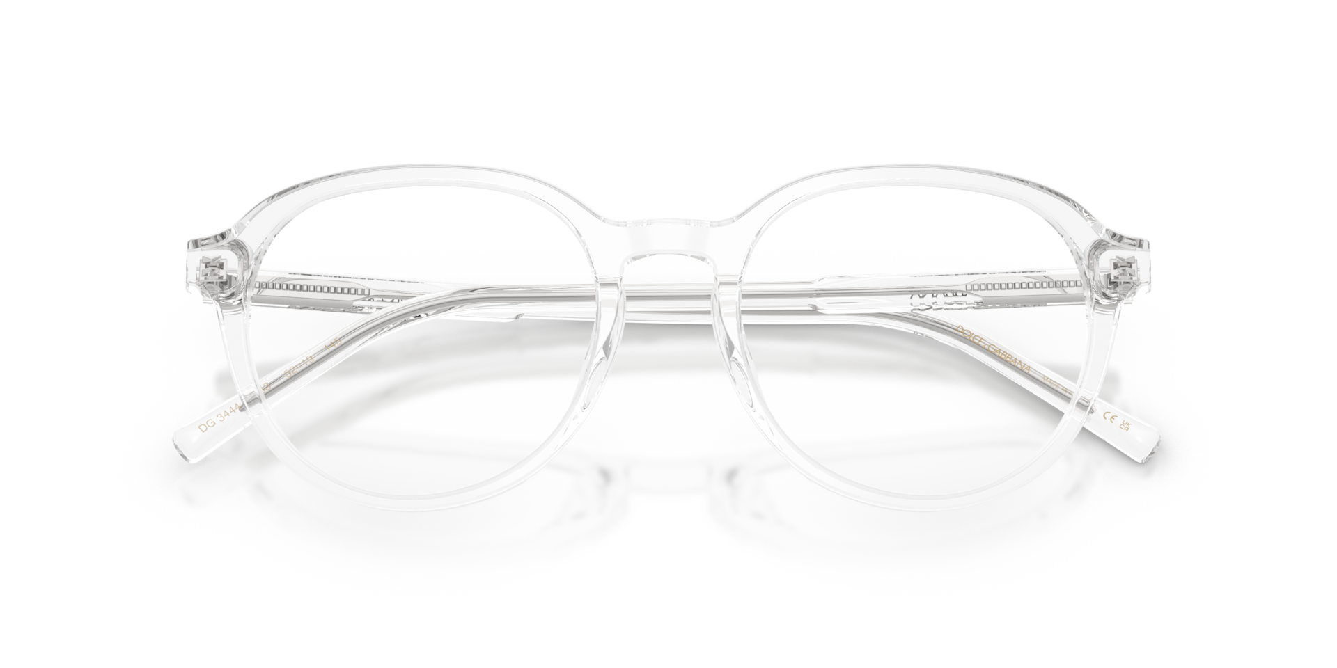 DG3444 Crystal AcetateEyeglass Frames for Glasses Direct, Closed View