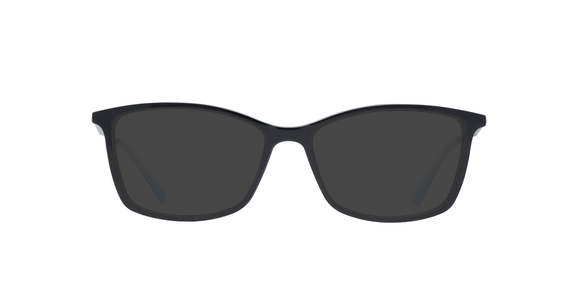 Aviana Shiny Black & Matte Silver AcetateEyeglass Frames for Glasses Direct, with Tinted Lenses