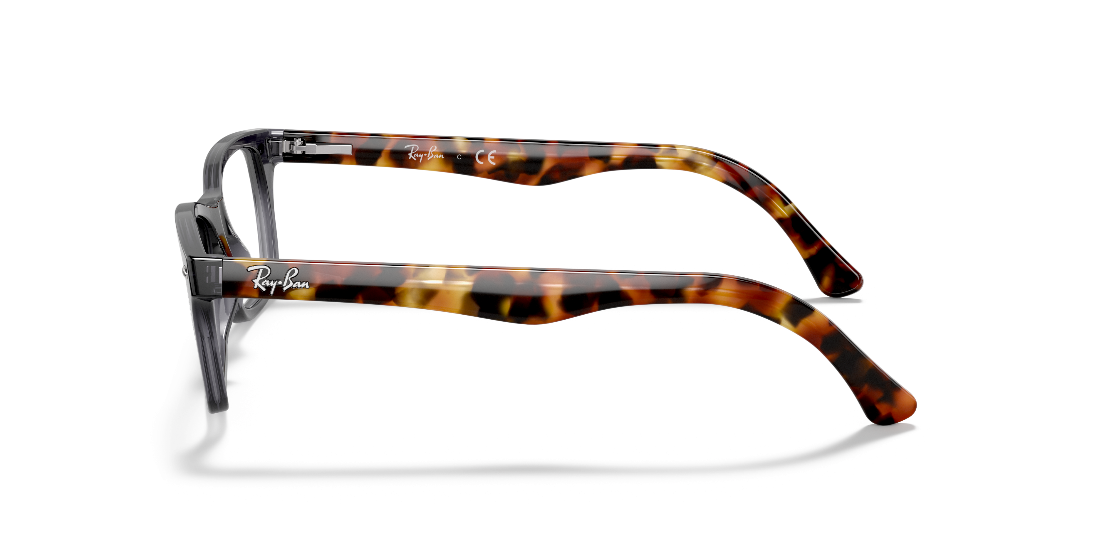 RB5228 Grey AcetateEyeglass Frames for Glasses Direct, Side View