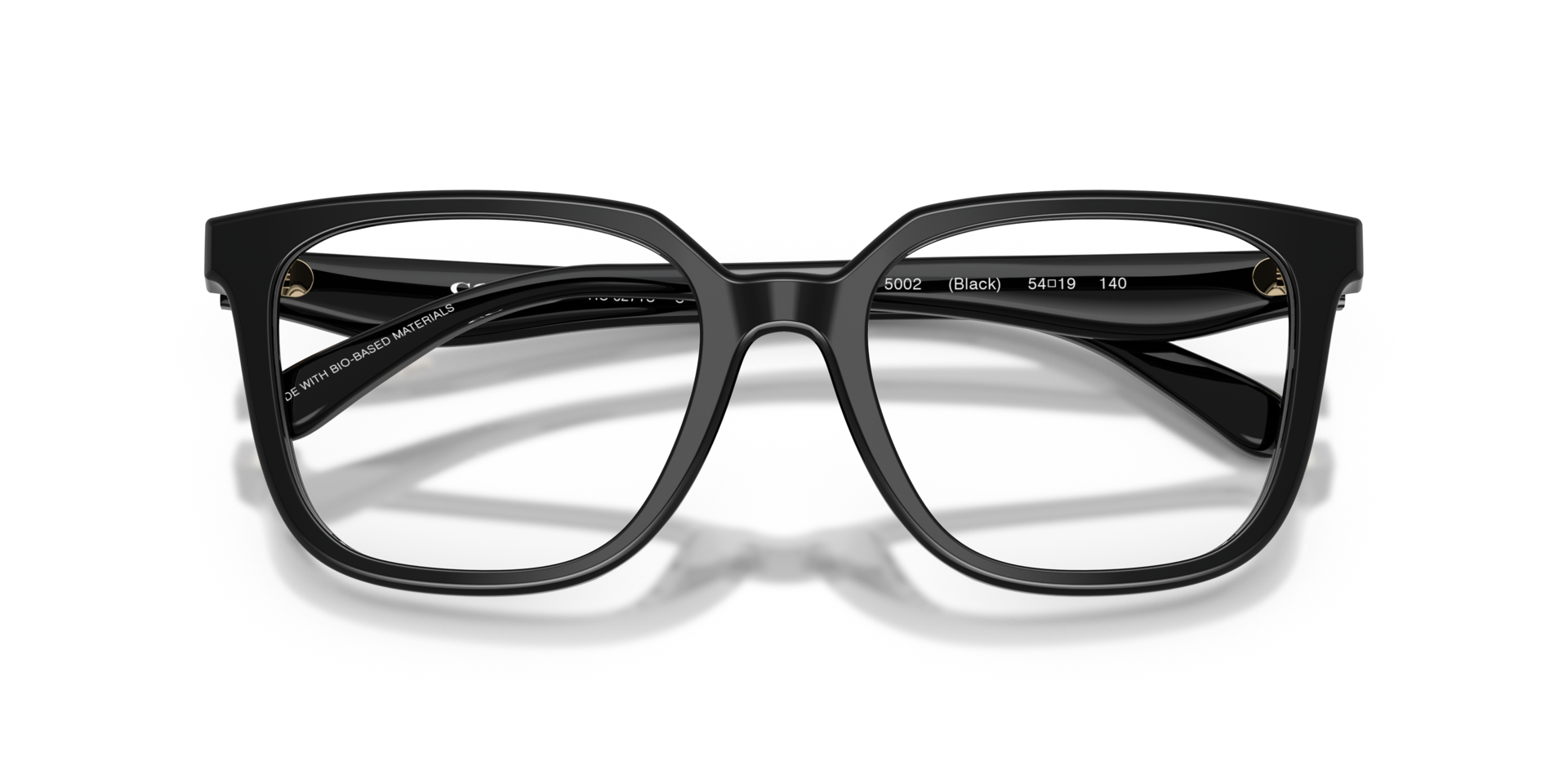 HC6271U Black AcetateEyeglass Frames for Glasses Direct, Closed View