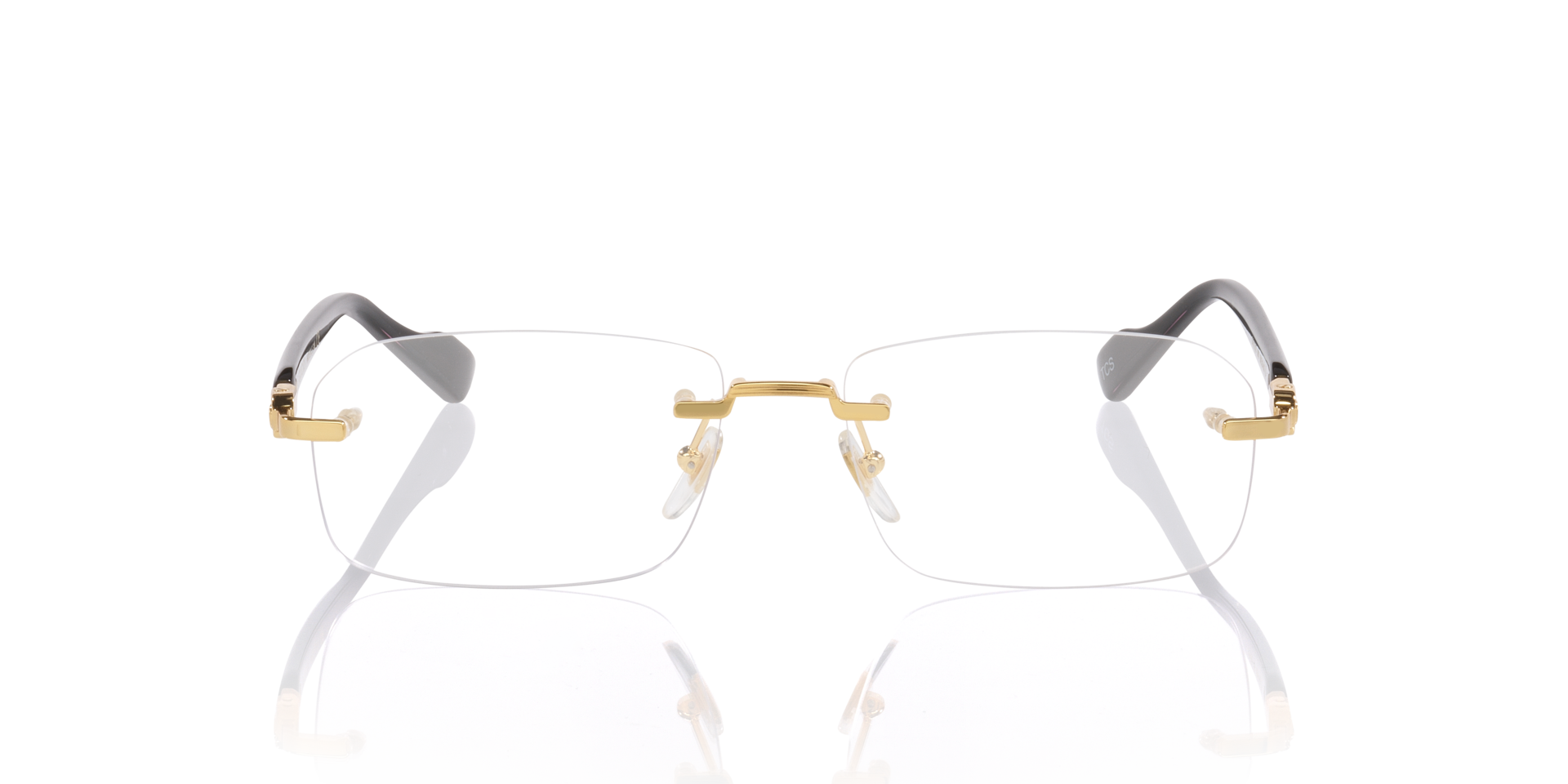 GG1221O Gold MetalEyeglass Frames for Glasses Direct, Front View