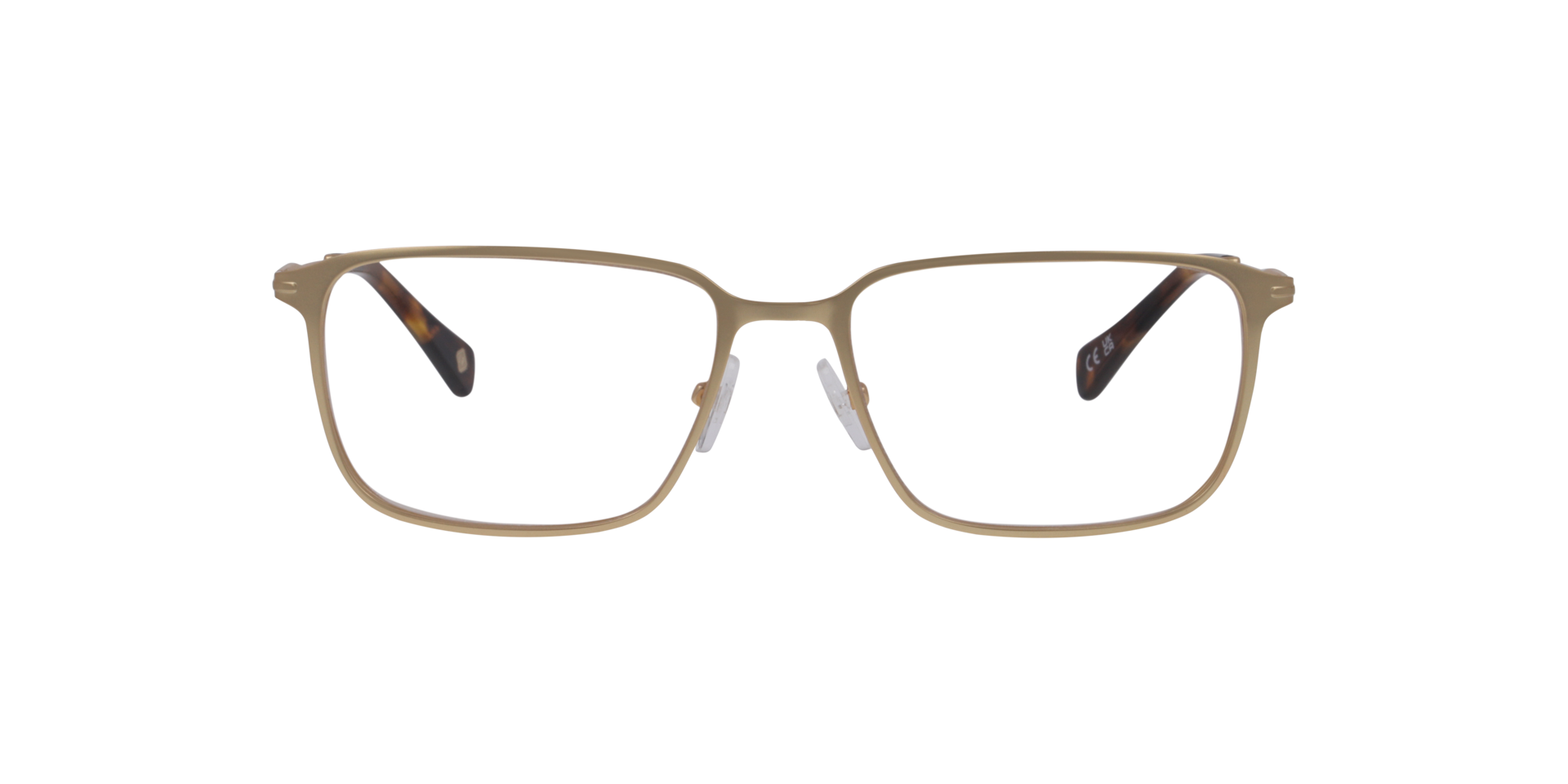 Malden Gold MetalEyeglass Frames for Glasses Direct, Front View