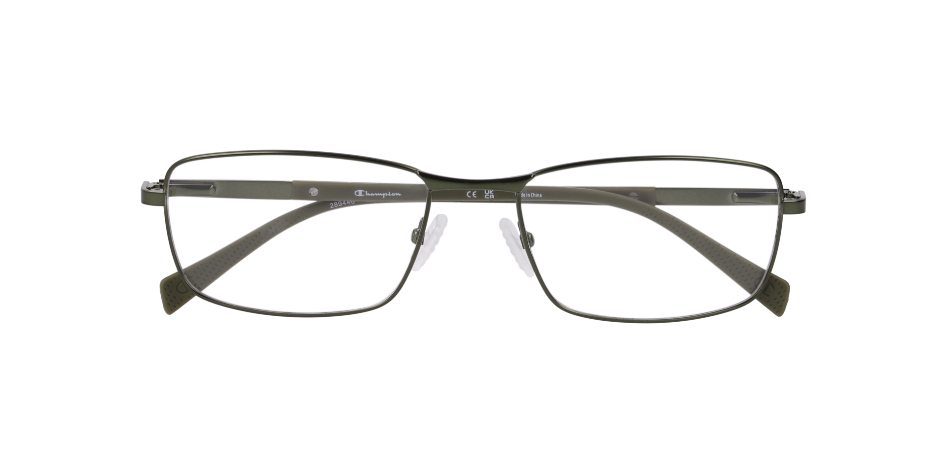 Cu4011 Green MetalEyeglass Frames for Glasses Direct, Closed View