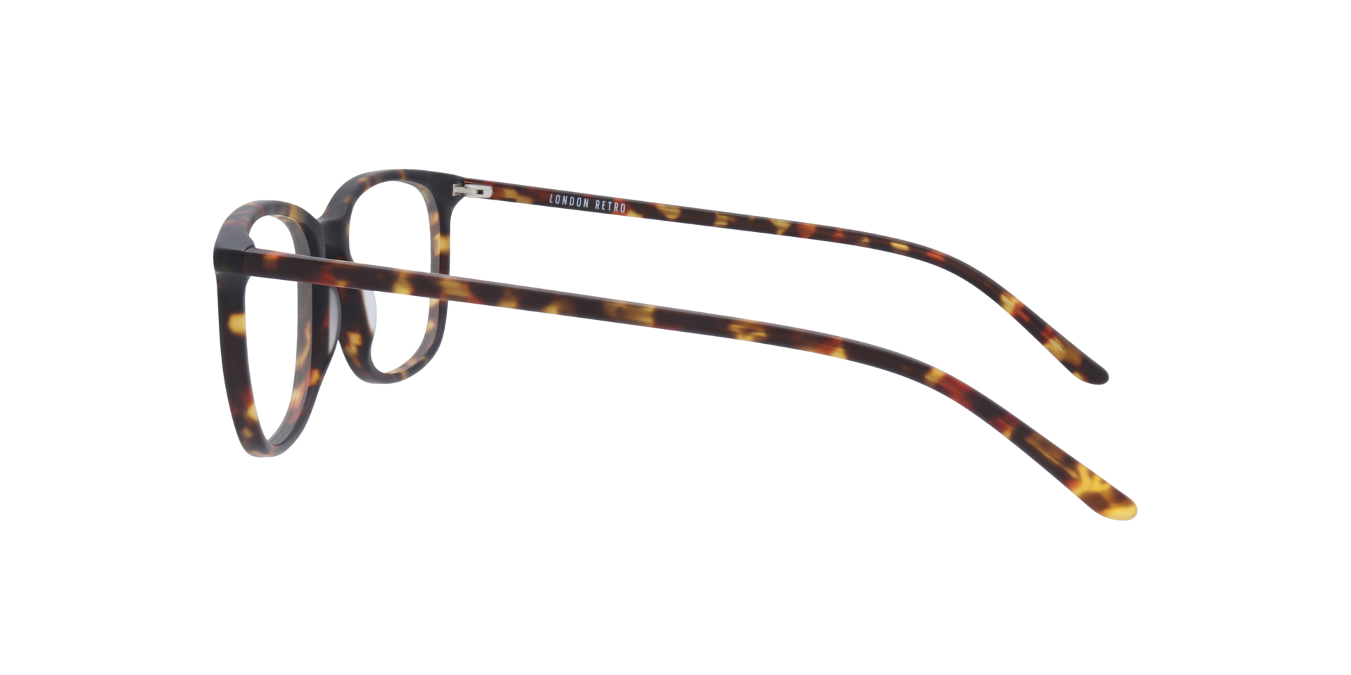 Lucas Matte Tortoise AcetateEyeglass Frames for Glasses Direct, Side View