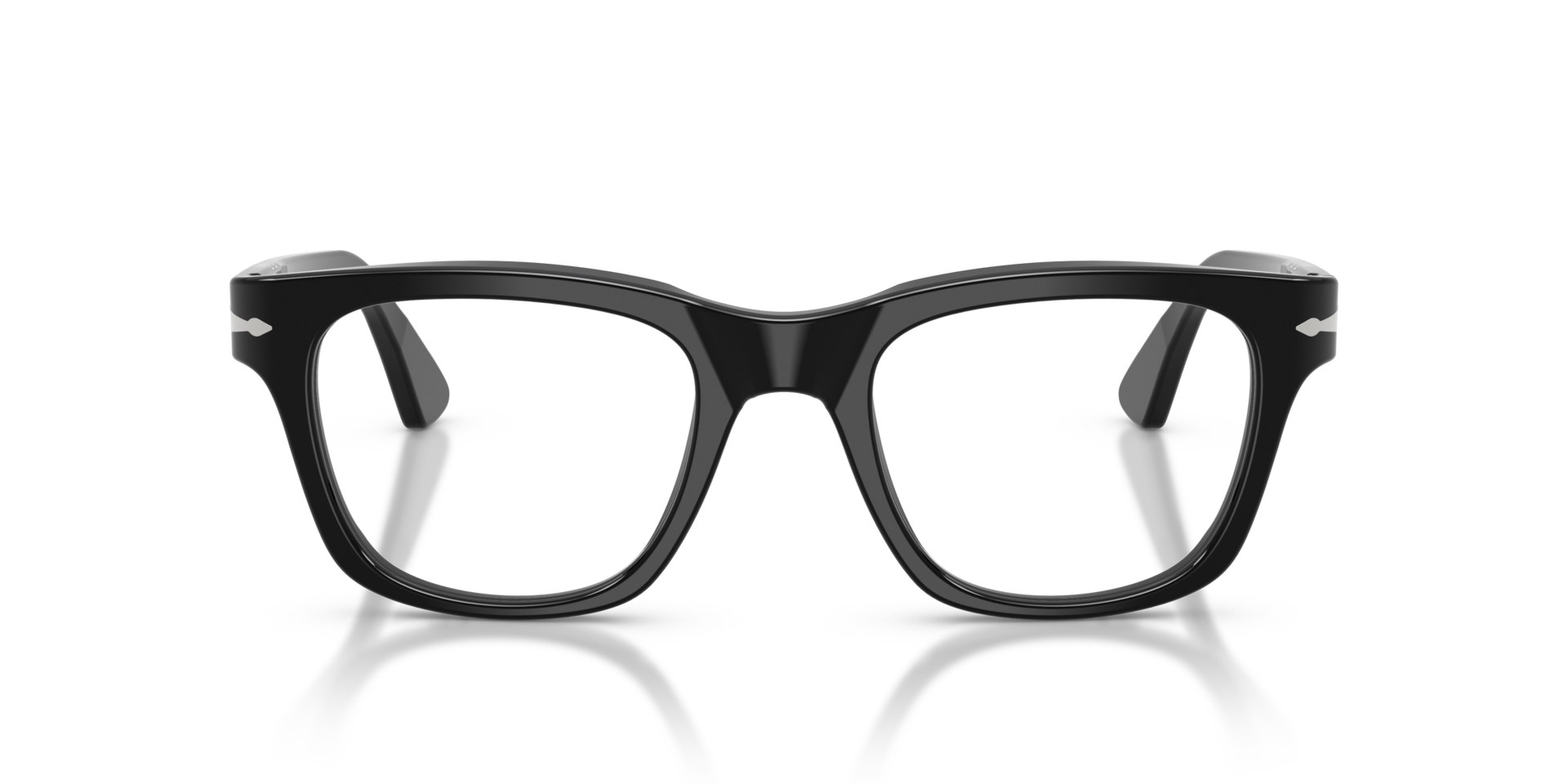 PO3389V - Cecil Black AcetateEyeglass Frames for Glasses Direct, Front View