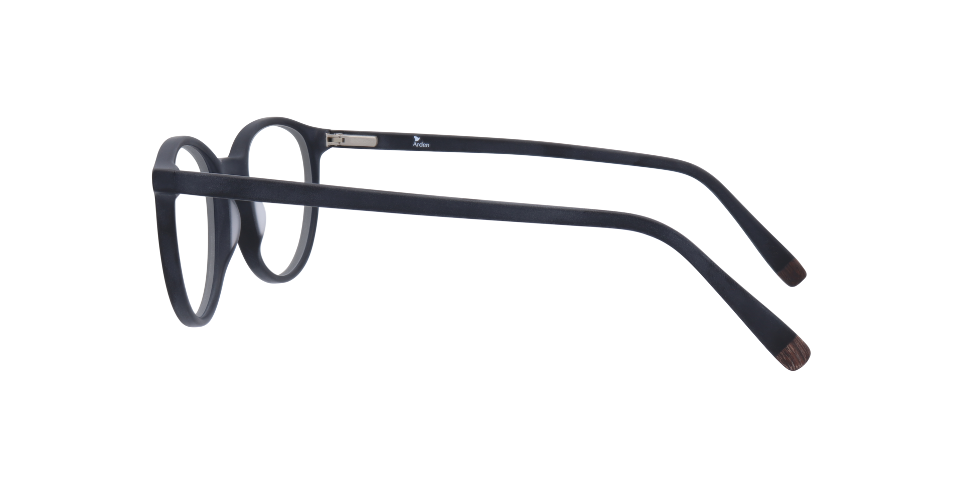 Luna1 Black AcetateEyeglass Frames for Glasses Direct, Side View