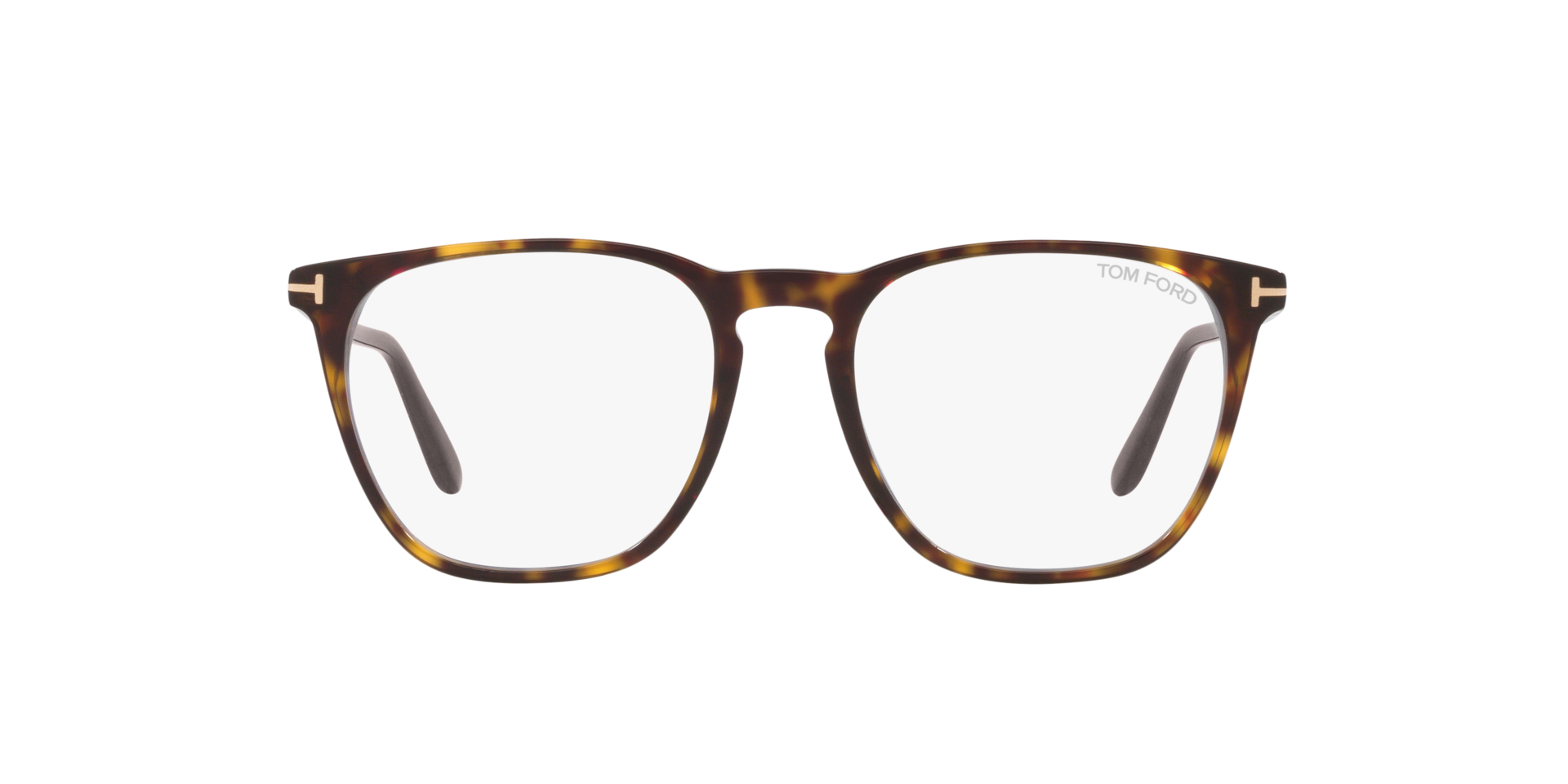 FT5937-B Tortoise Black AcetateEyeglass Frames for Glasses Direct, Front View