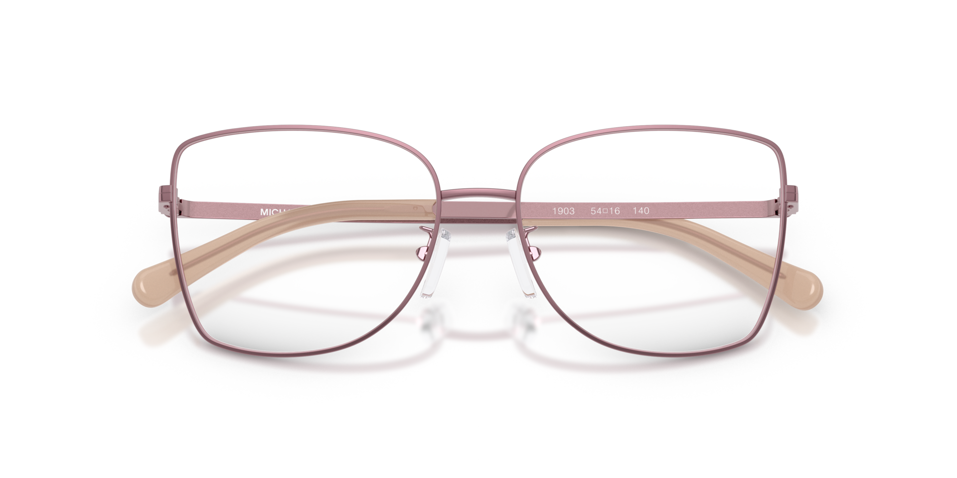 MK3035 Milky Lilac MetalEyeglass Frames for Glasses Direct, Closed View