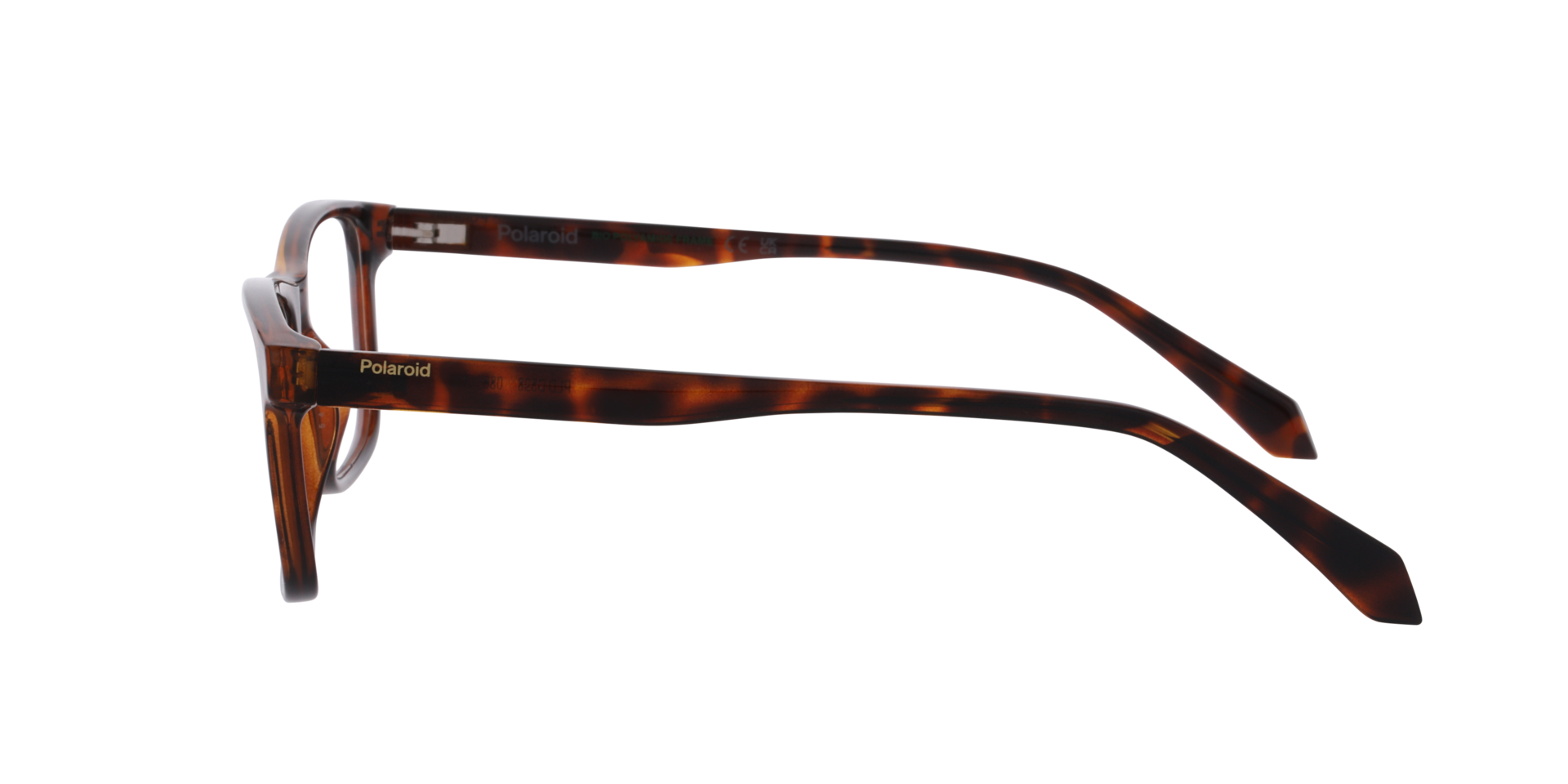 PLD D598 Tortoise PlasticEyeglass Frames for Glasses Direct, Side View