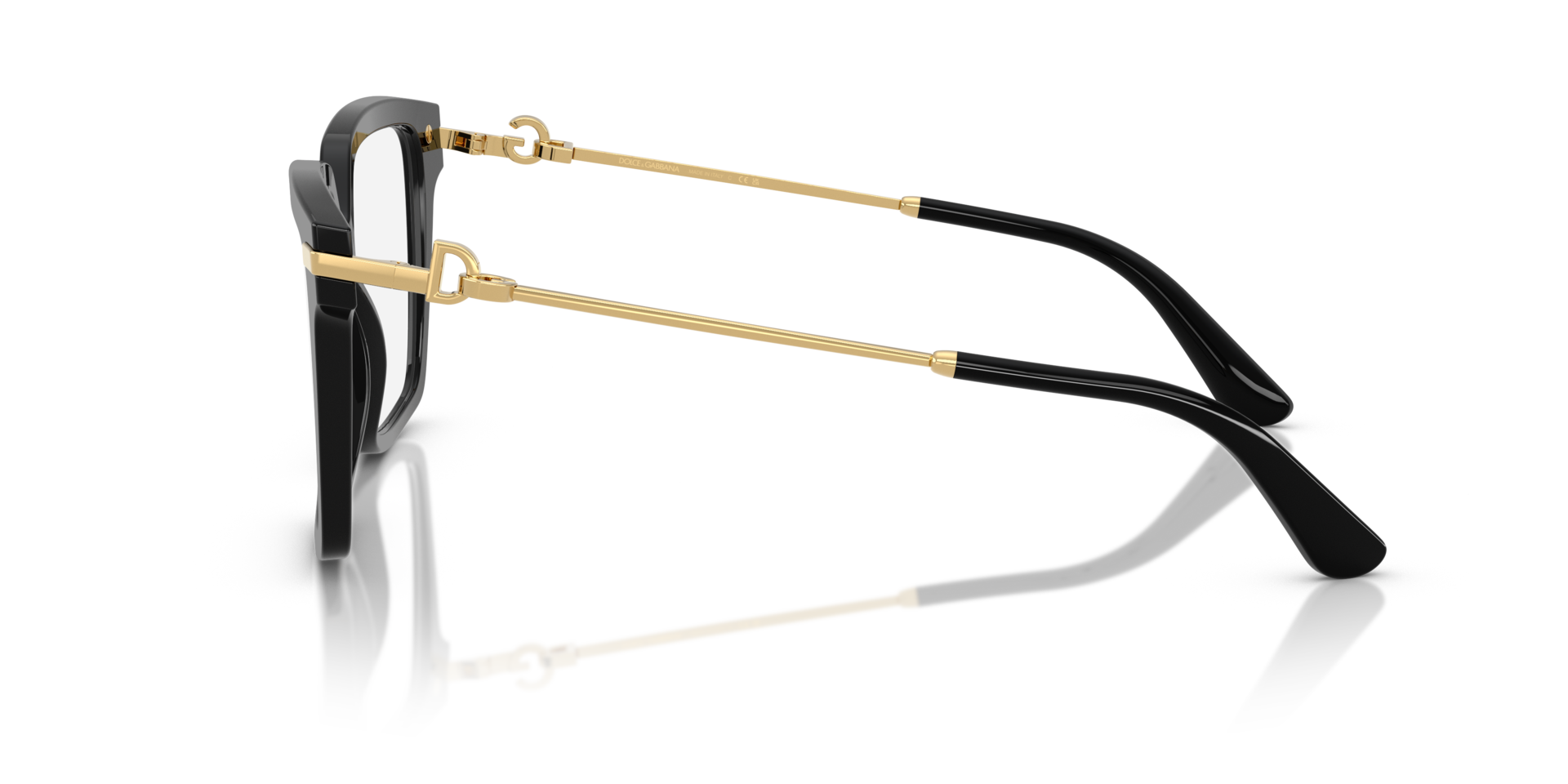 DG3397 Black AcetateEyeglass Frames for Glasses Direct, Side View