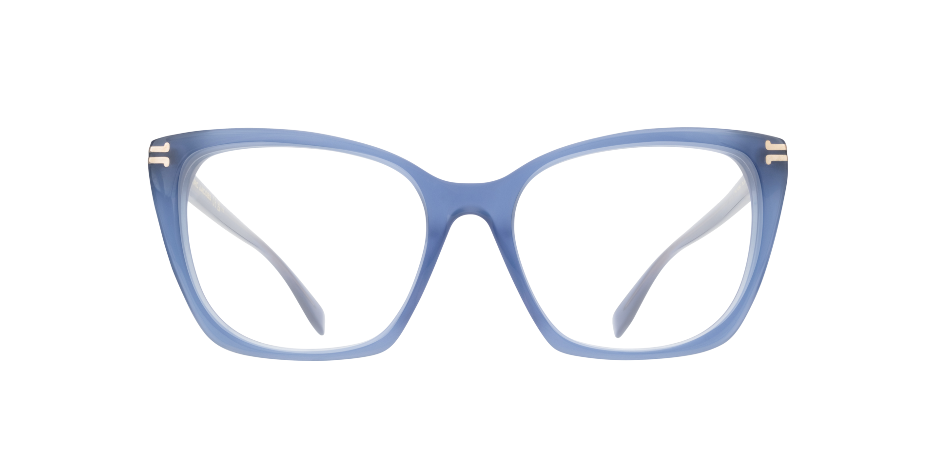 MJ 1096 Blue AcetateEyeglass Frames for Glasses Direct, Front View
