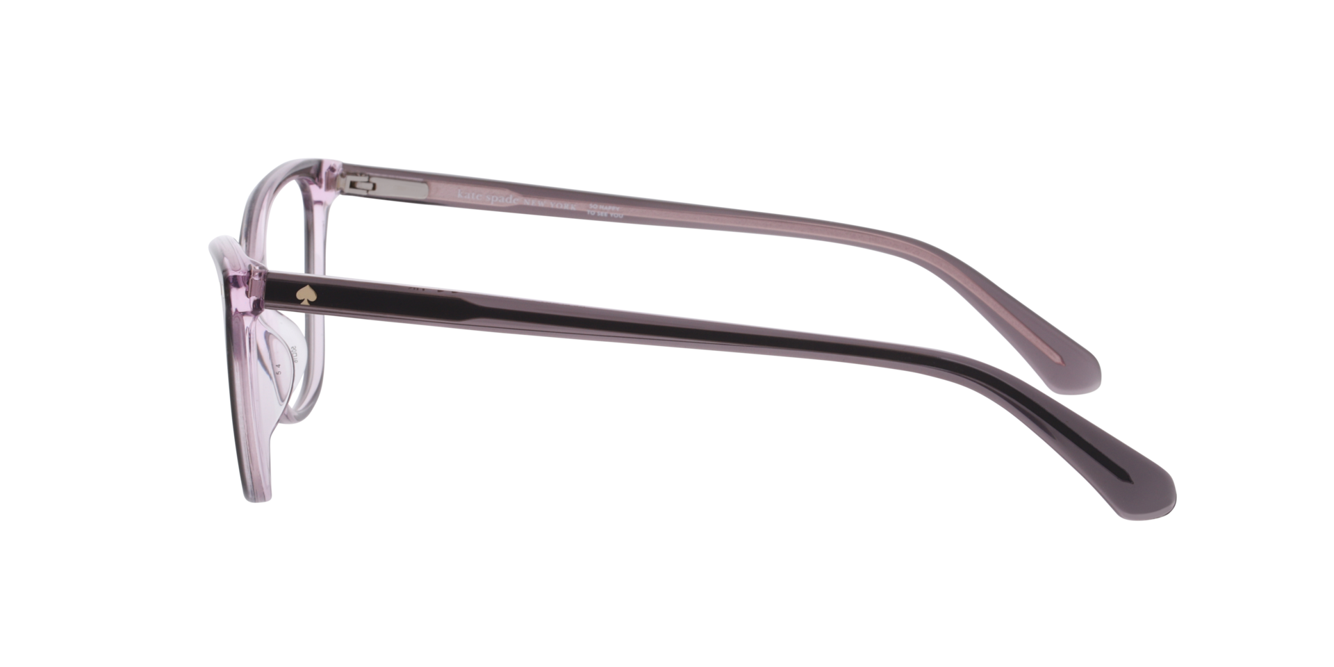 KS ELORA 2 Pink AcetateEyeglass Frames for Glasses Direct, Side View