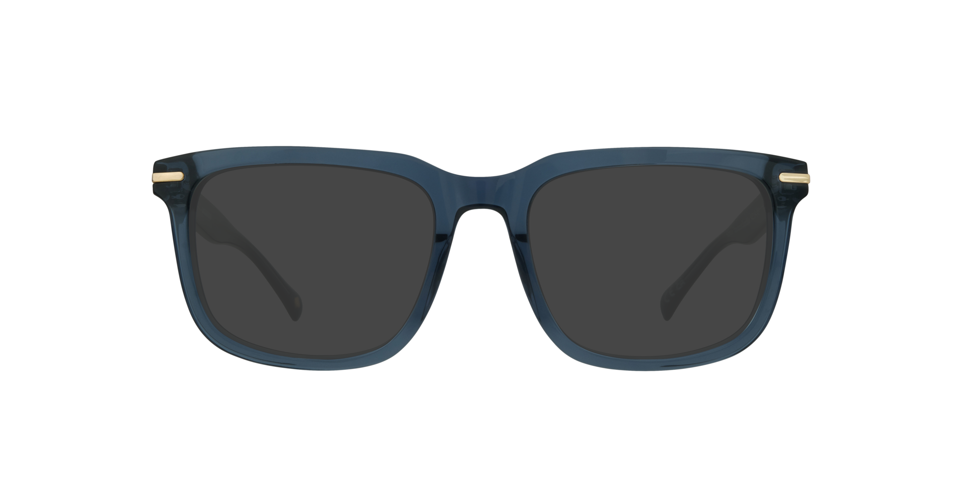 Kenton Translucent Dark Blue AcetateEyeglass Frames for Glasses Direct, with Tinted Lenses