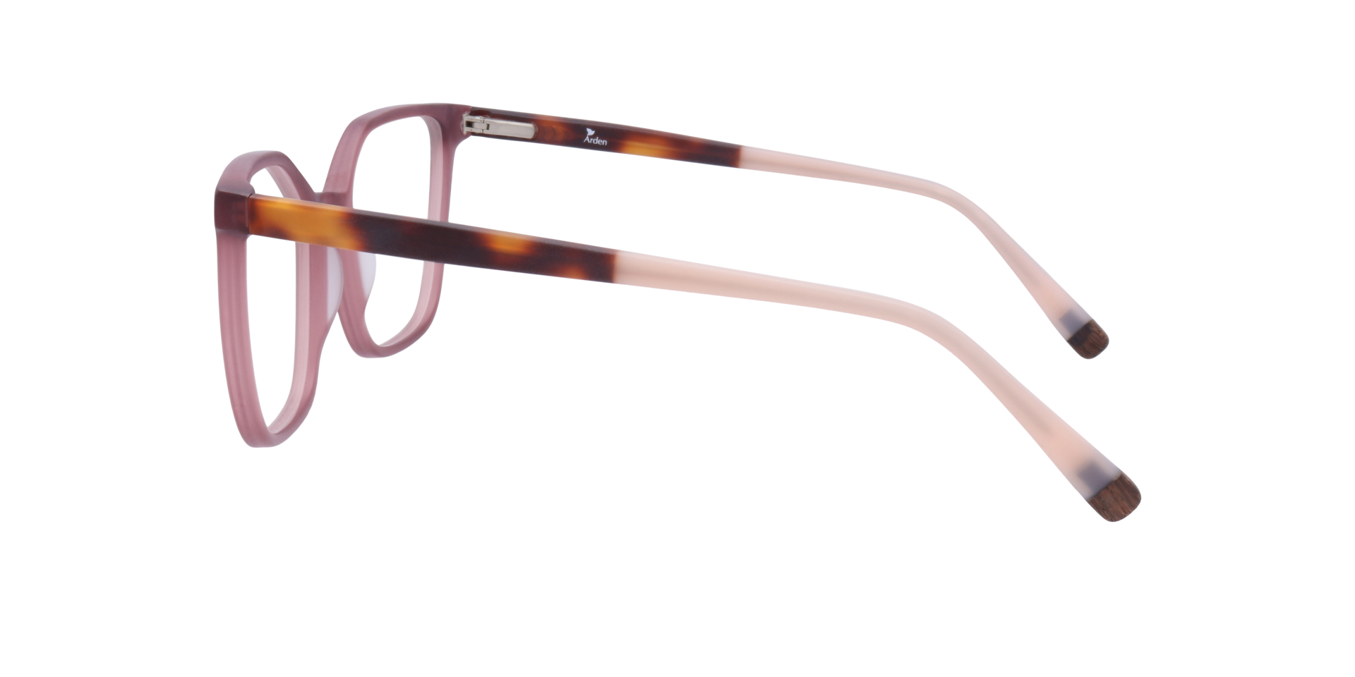 Ivy Matte Rose AcetateSunglass Frames for Glasses Direct, Side View