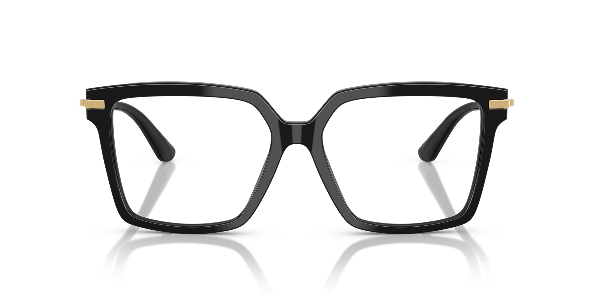 DG3397 Black AcetateEyeglass Frames for Glasses Direct, Front View
