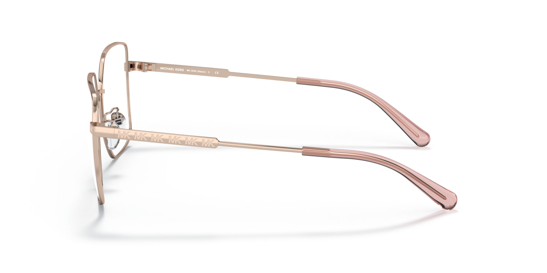 MK3056 Rose Gold MetalEyeglass Frames for Glasses Direct, Side View