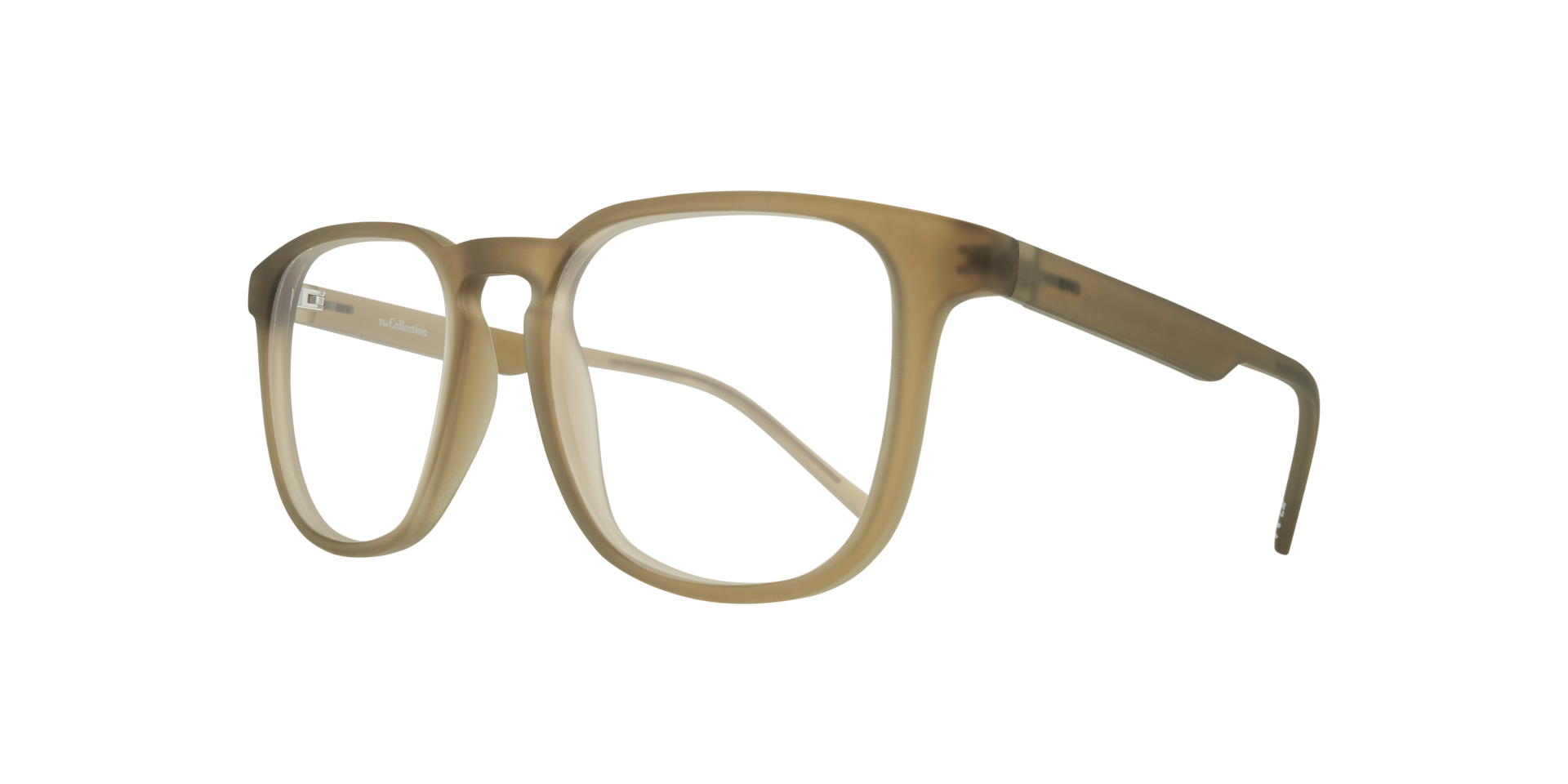 Louis Matte Green PlasticEyeglass Frames for Glasses Direct, Angle View